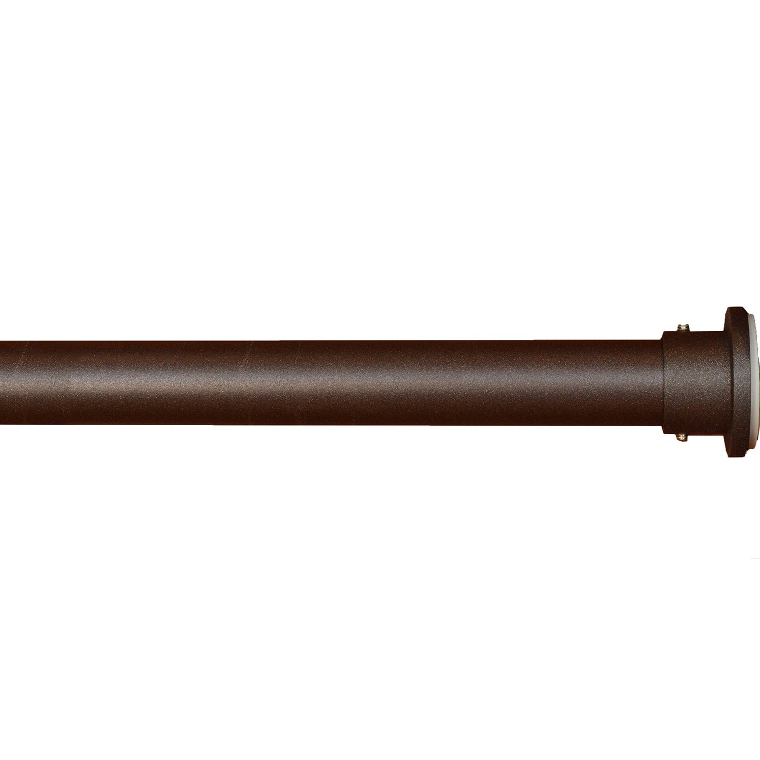 Versailles – Tringle à rideau DUO en acier inoxydable, intérieur/extérieur, longueur réglable de 48 à 86&nbsp;po, bronze