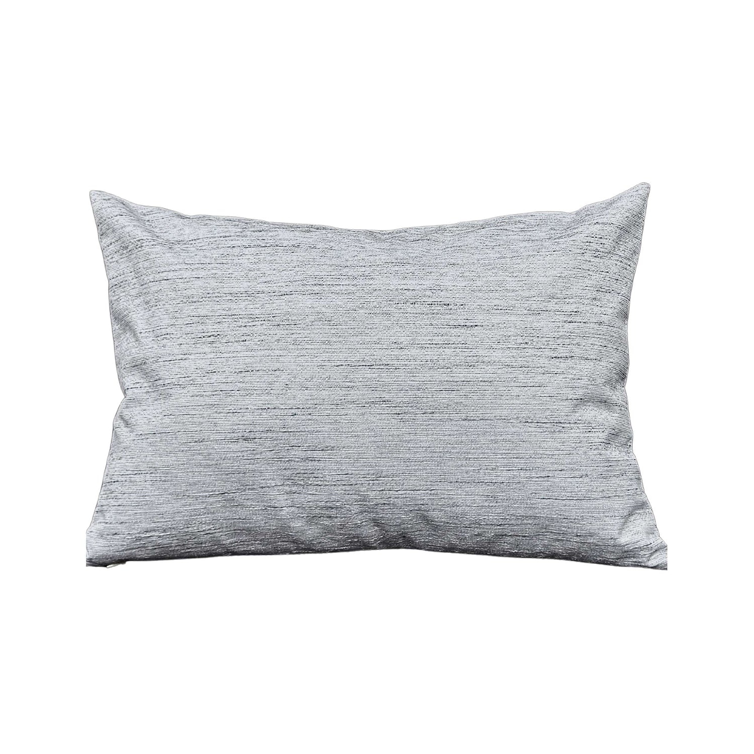 Versailles – Housse de coussin Ceasar, 14 x 20&nbsp;po, lavable à la machine, gris pâle