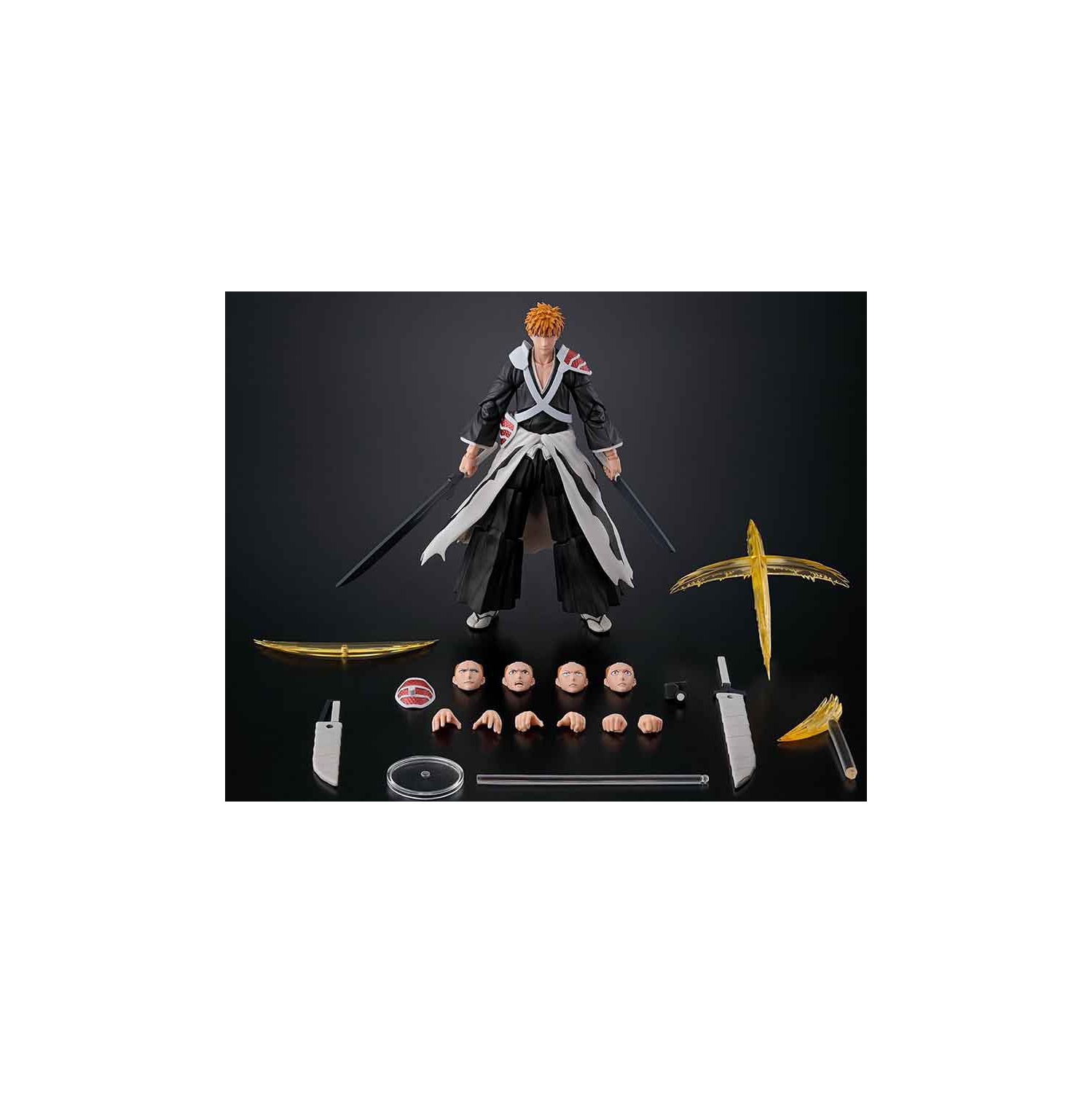 Bleach 6 Inch Action Figure S.H. Figuarts - Ichigo Kurosaki -Dual Zangetsu