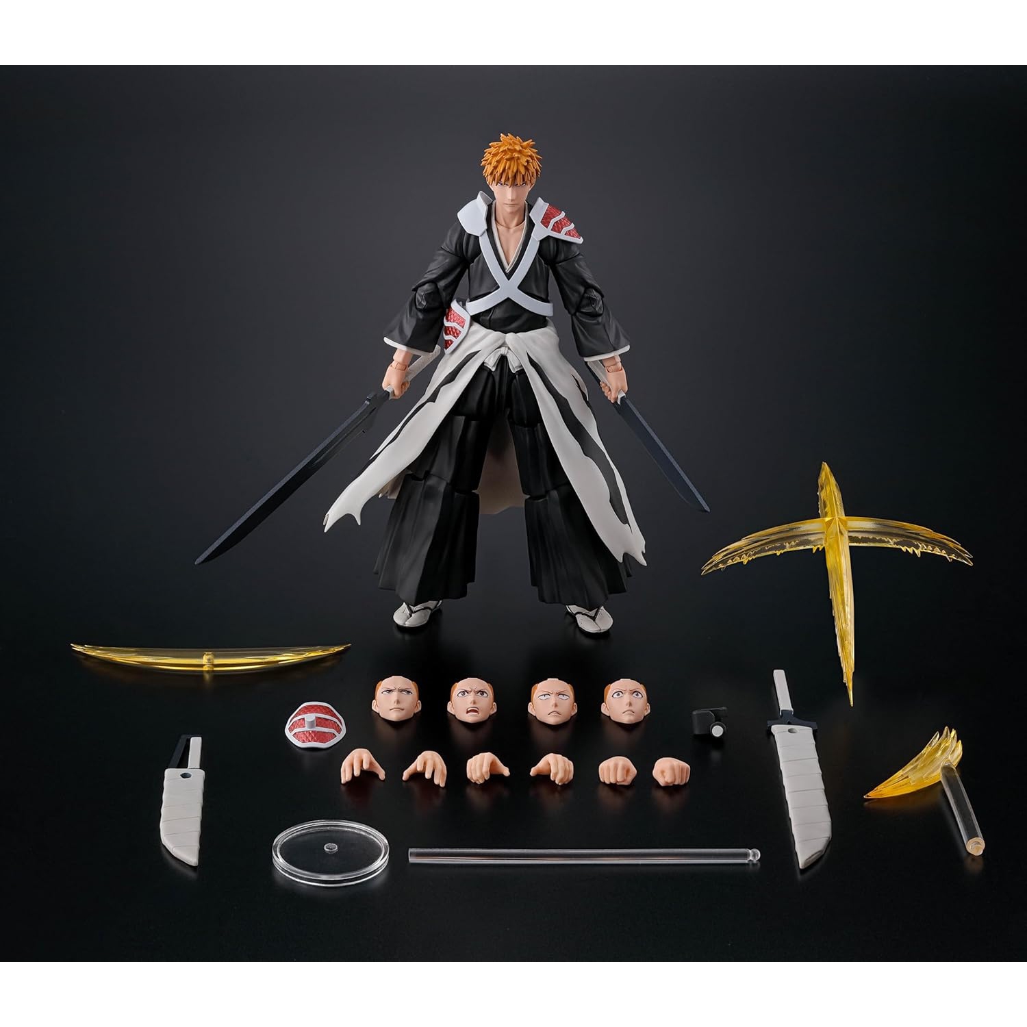Bleach 6 Inch Action Figure S.H. Figuarts - Ichigo Kurosaki -Dual Zangetsu