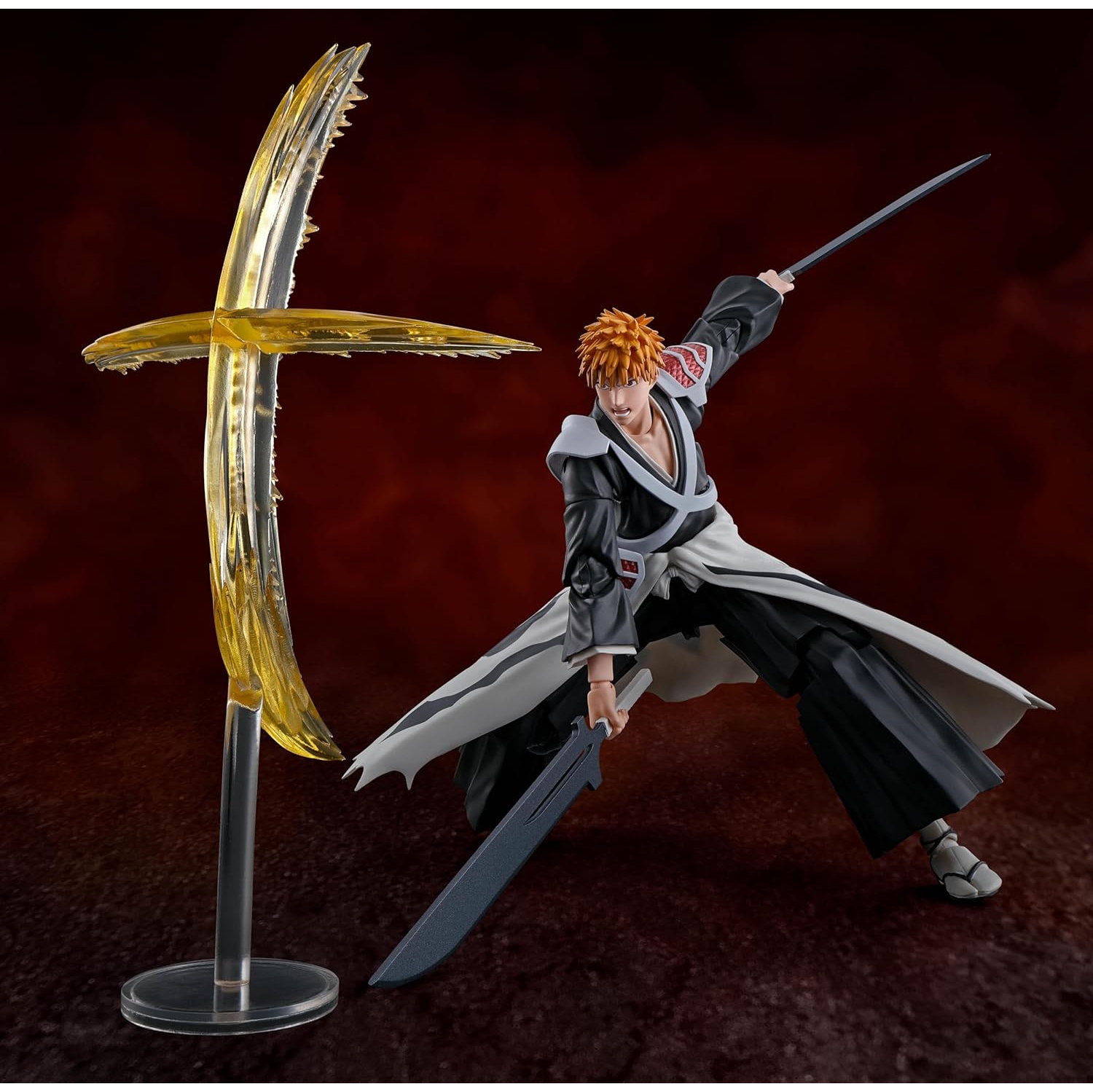 Bleach 6 Inch Action Figure S.H. Figuarts - Ichigo Kurosaki -Dual Zangetsu