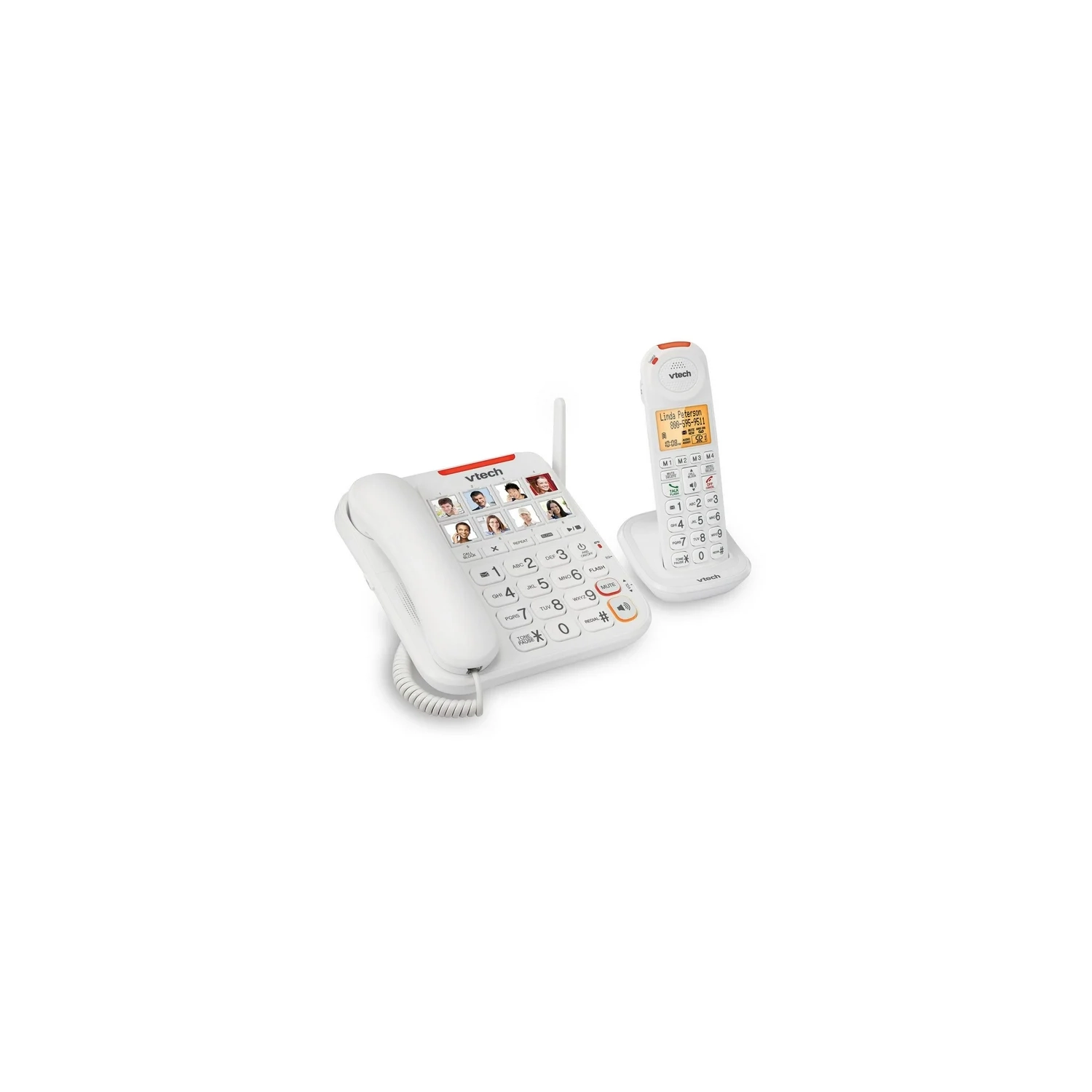 Système téléphonique amplifié avec/sans fil SN5147 de VTech