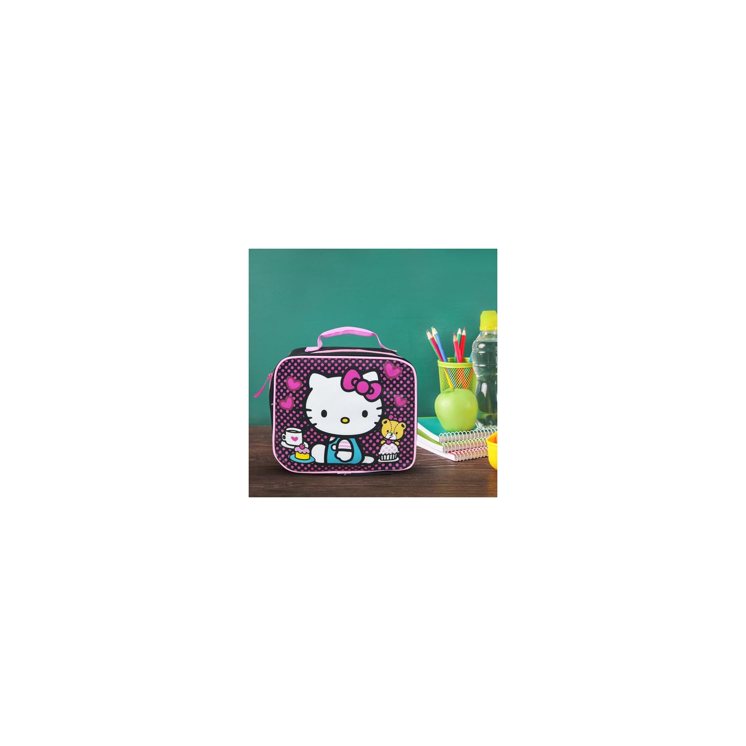 Sac-repas réutilisable et isolé Hello Kitty pour enfants, filles, garçons, unisexes et tout-petits