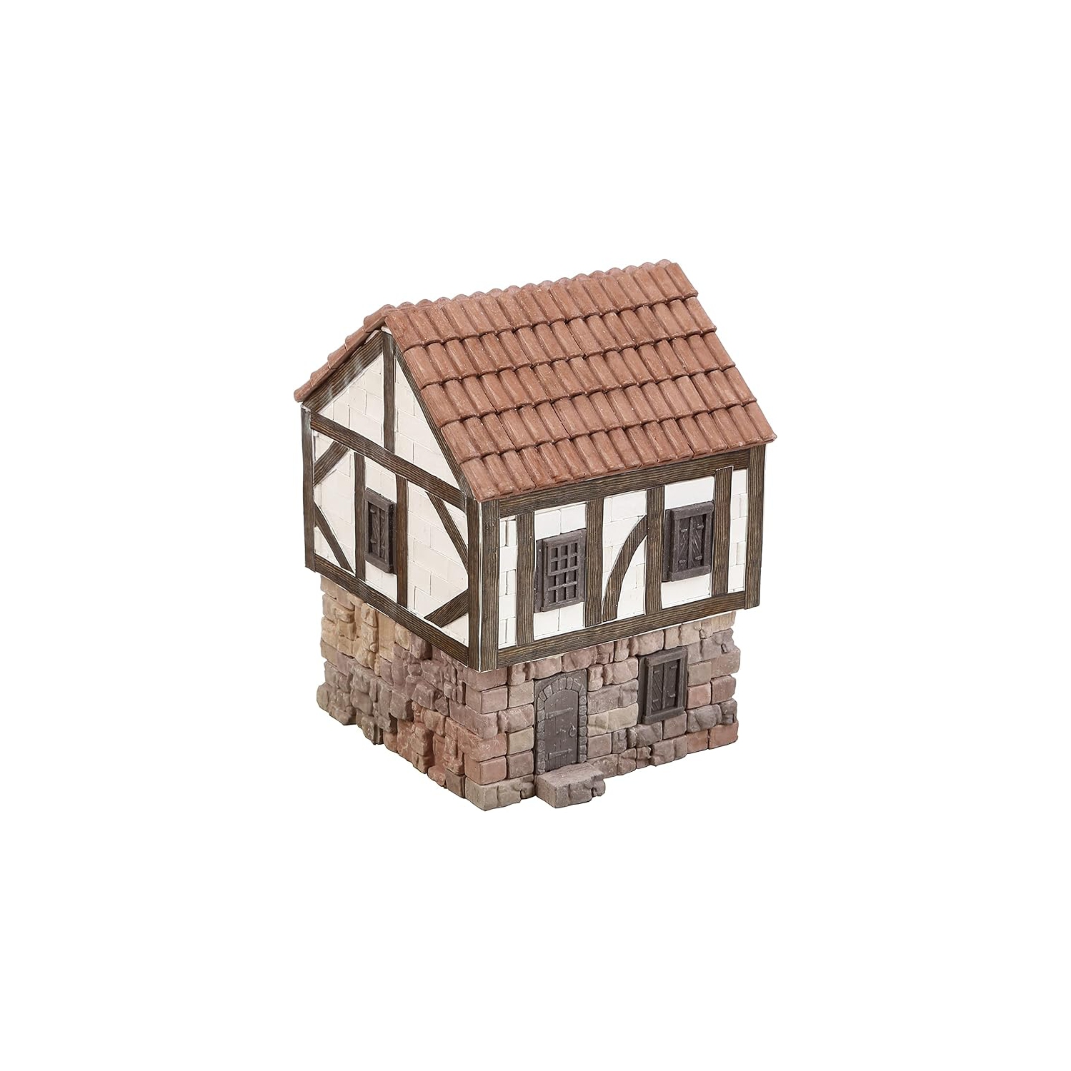 Wise Elk Farm House Mini-Bricks Constructor Set, Brown 590 Pcs