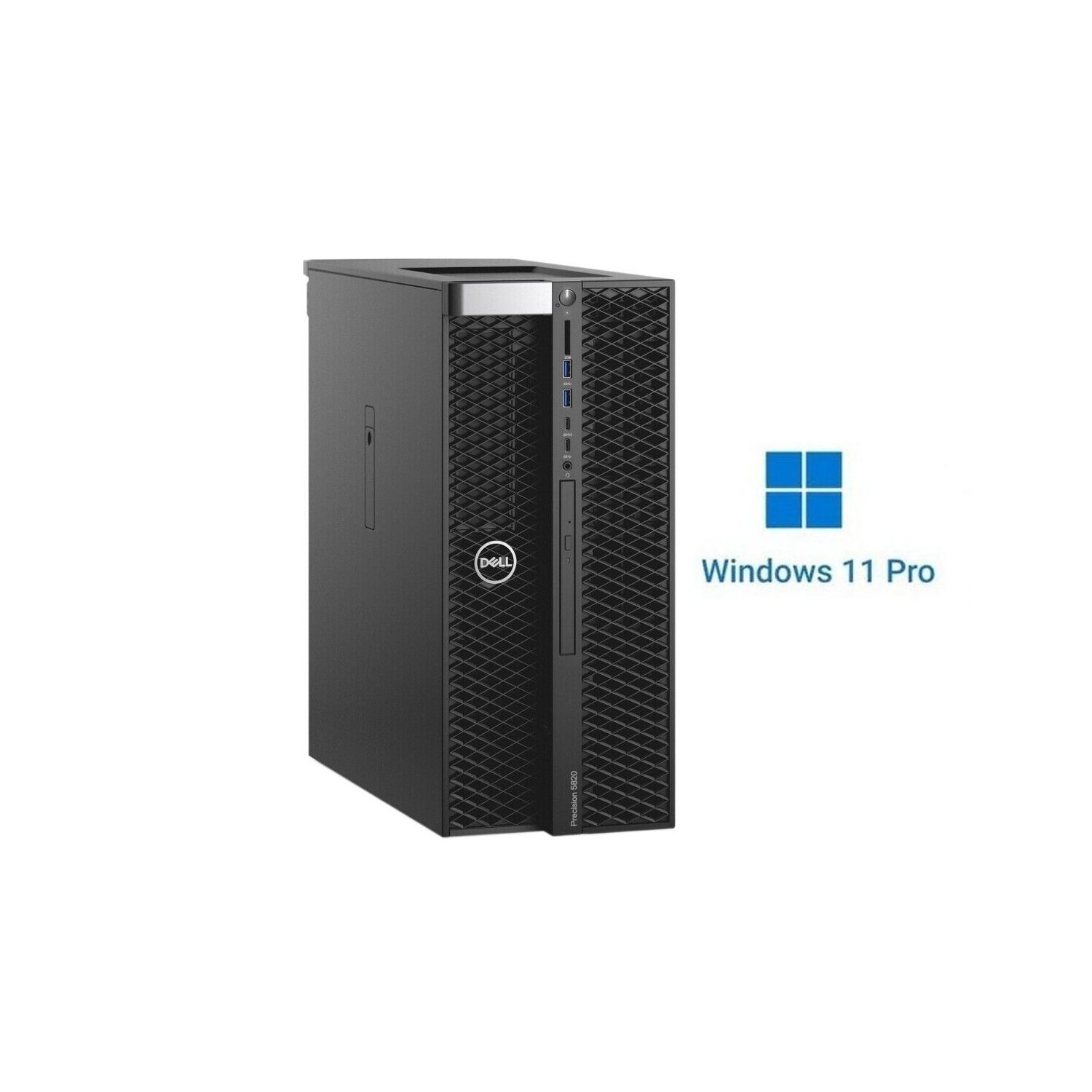 Refurbished (Good) Dell Precision 5820 Workstation PC(Fast 3.20Ghz Intel W Xeon/64GB Ram/1.0TB SSD Storage/8.0GB AMD Radeon Pro Blue Edition/4K Quad Monitor Support/Windows 11 Pro)