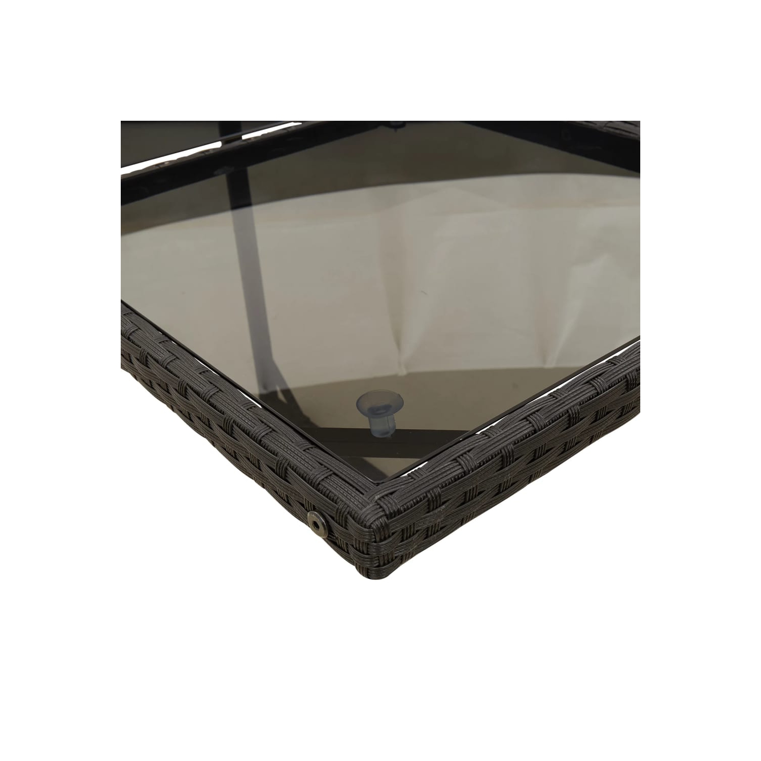 vidaXL 9 Piece Garden Dining Set with Cushions Black Poly Rattan