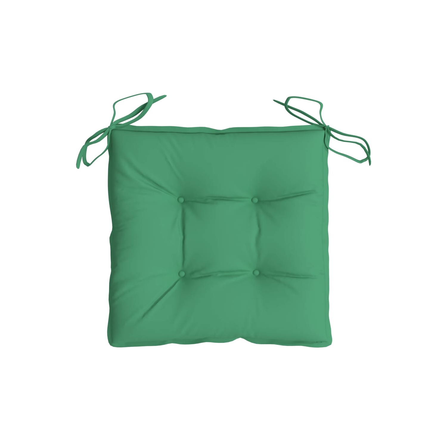 Coussins de chaise vidaXL 4 pièces vertes 40x40Prés tissu Oxford 7 cm