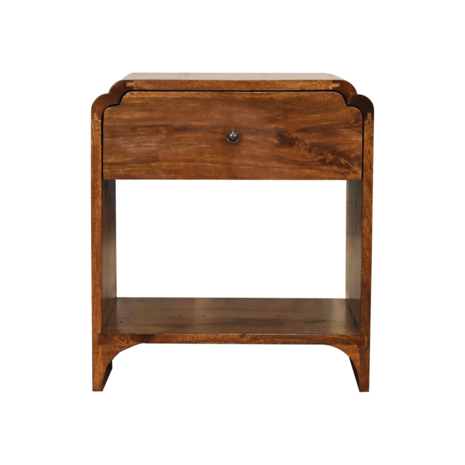 Artisan Furniture Solid Wood Newton Nightstand In Chestnut Finish