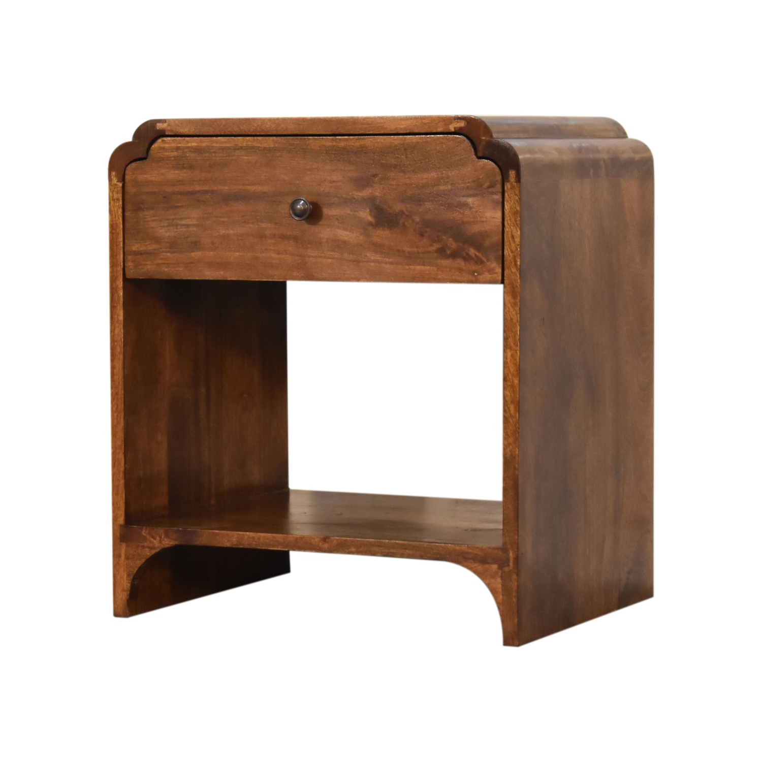Artisan Furniture Solid Wood Newton Nightstand In Chestnut Finish