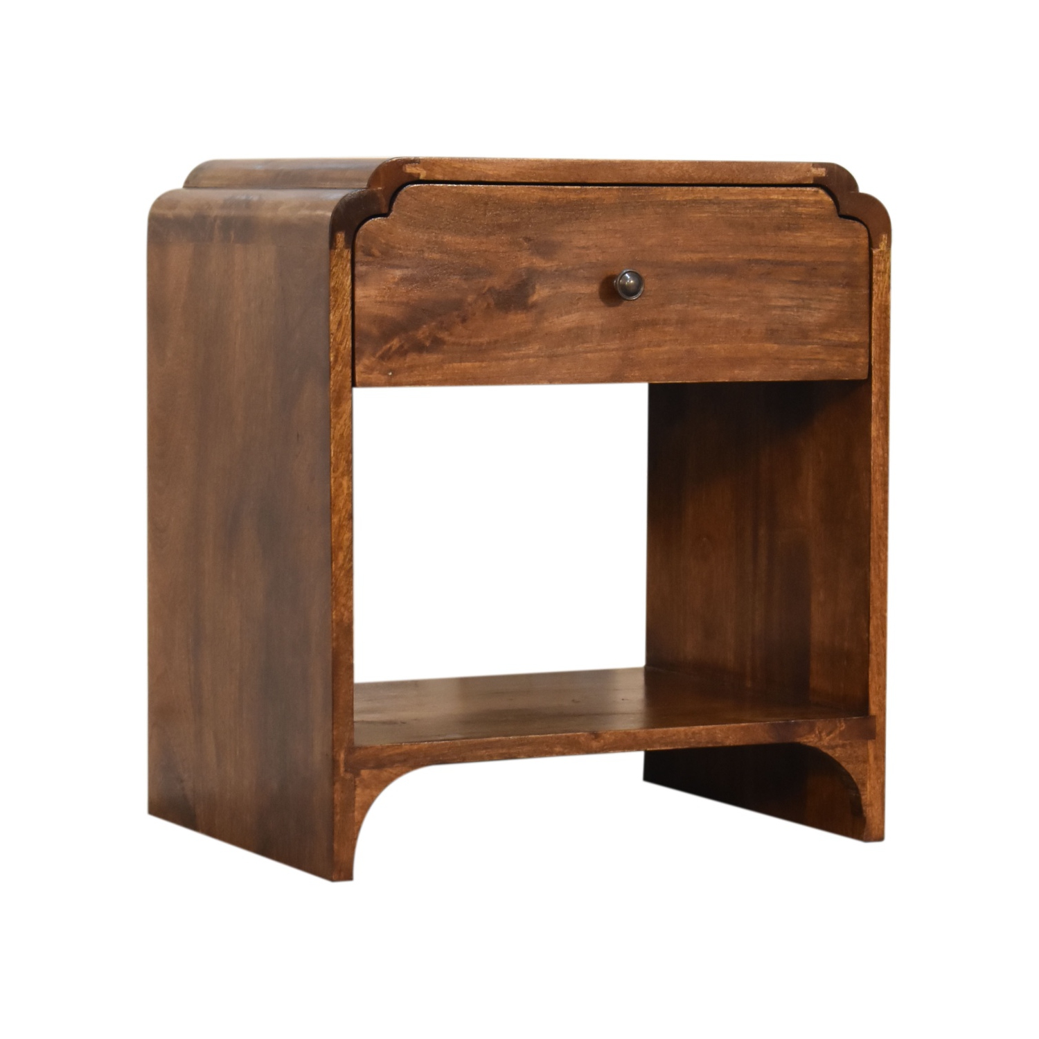 Artisan Furniture Solid Wood Newton Nightstand In Chestnut Finish