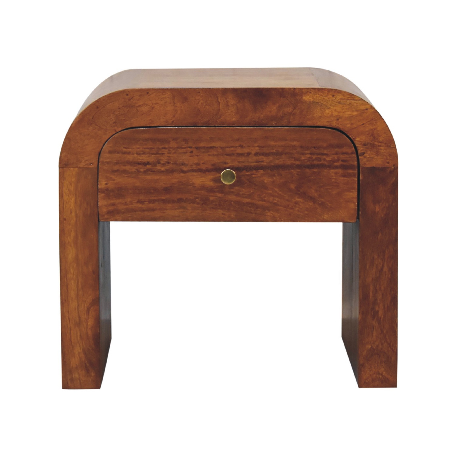 Artisan Furniture Solid Wood Darcy Nightstand In Chestnut Finish