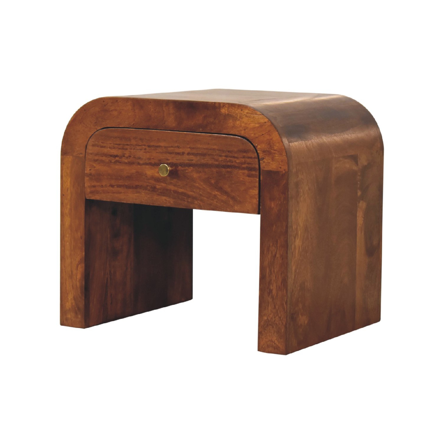 Artisan Furniture Solid Wood Darcy Nightstand In Chestnut Finish