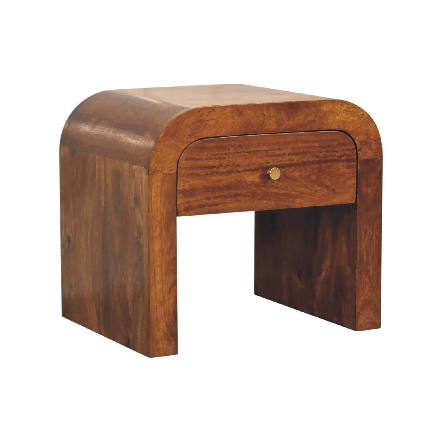 Artisan Furniture Solid Wood Darcy Nightstand In Chestnut Finish