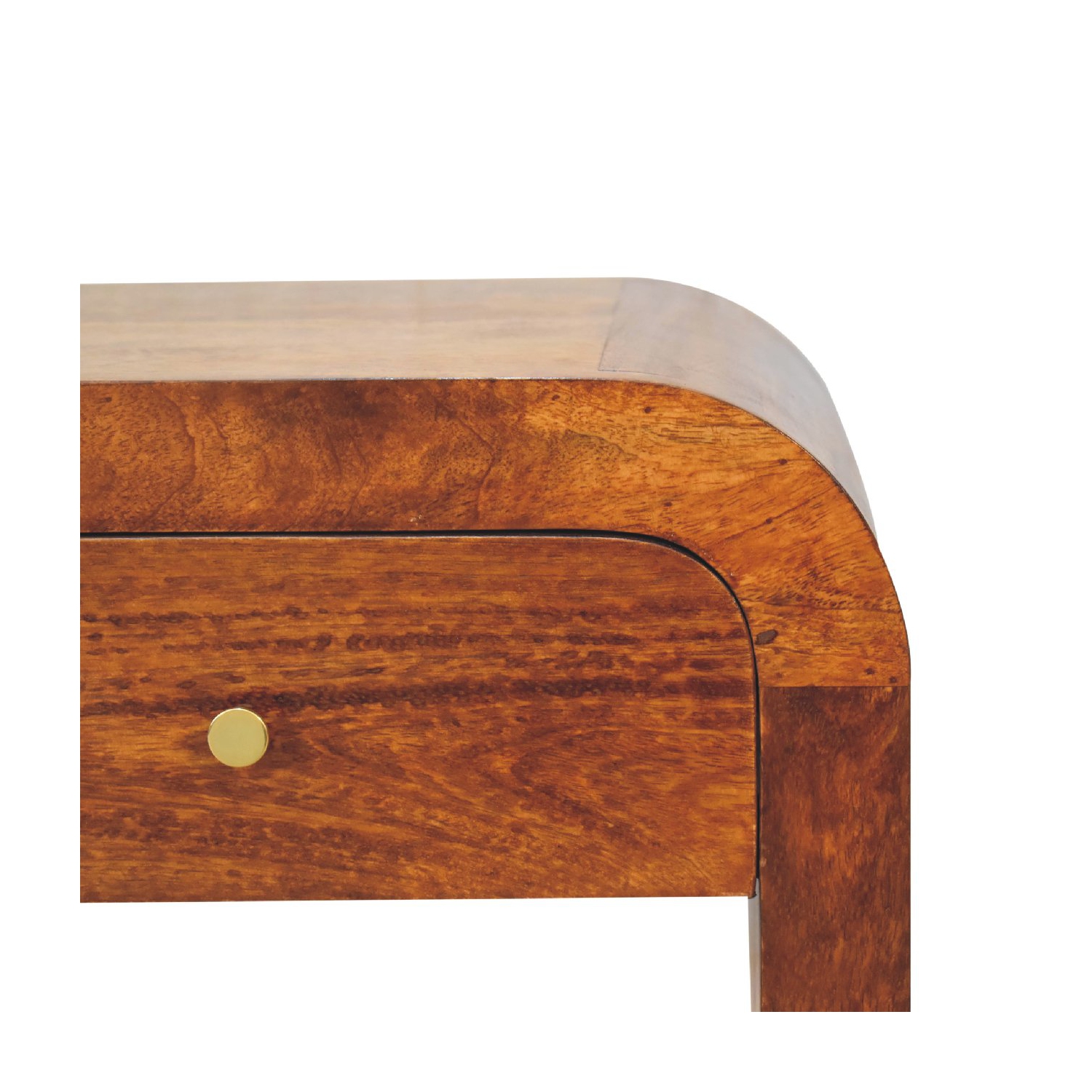 Artisan Furniture Solid Wood Darcy Nightstand In Chestnut Finish