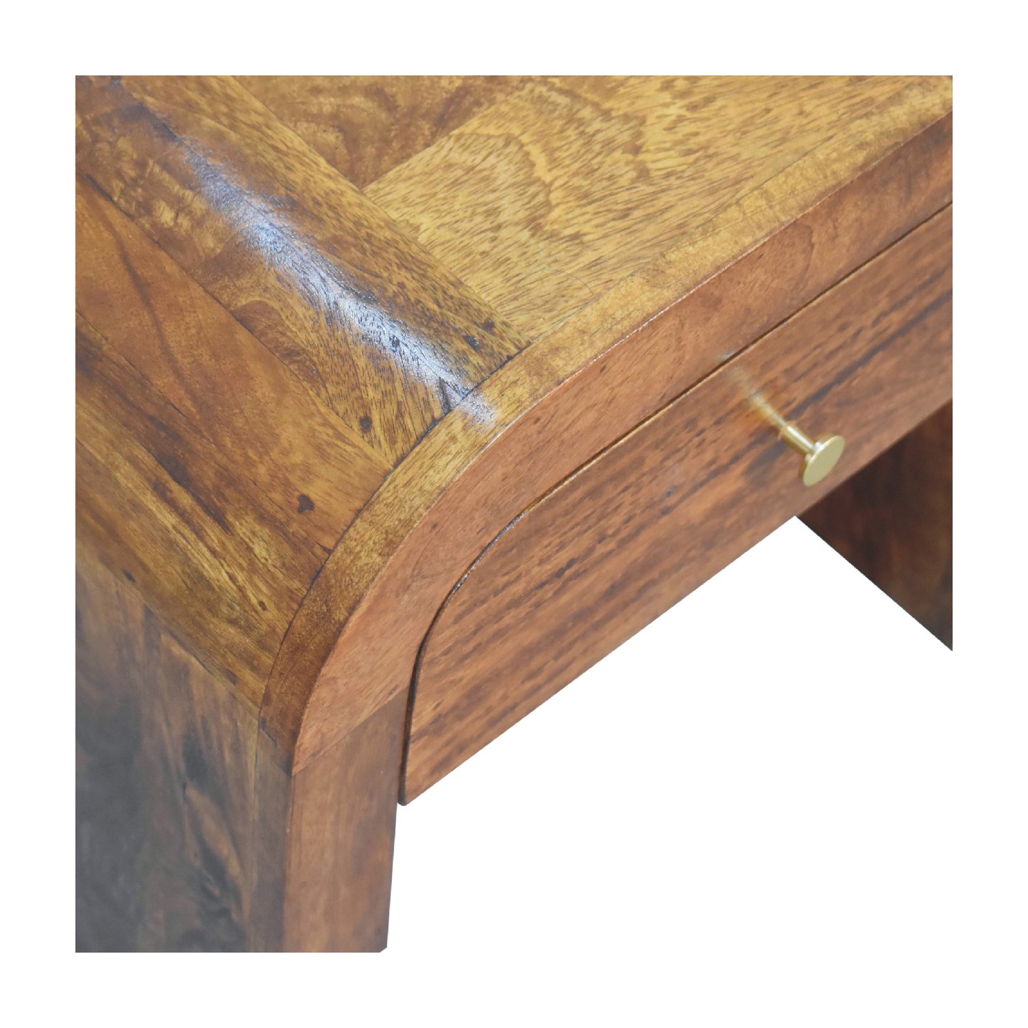 Artisan Furniture Solid Wood Darcy Nightstand In Chestnut Finish