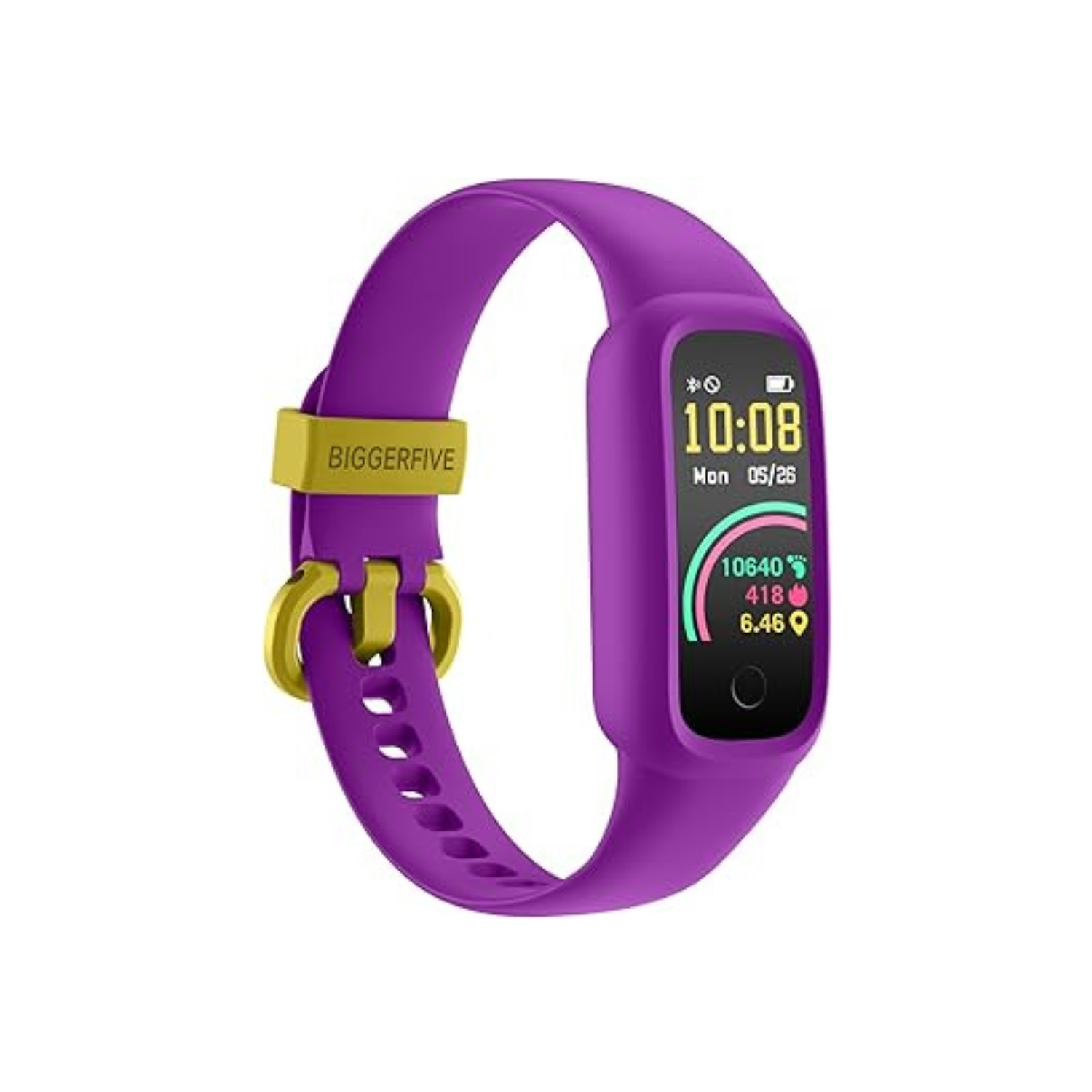 BIGGERFIVE Vigor 2 L Kids Fitness Tracker Watch for Boys Girls Ages 5-15, Activity Tracker, Heart Rate Sleep Monitor, IP68 Waterproof, Pedometer,