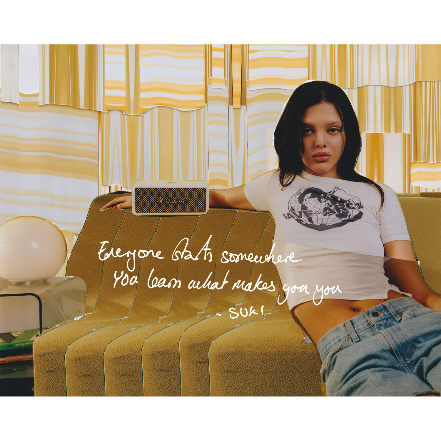 Haut-parleur sans fil Bluetooth Emberton III de Marshall - Crème