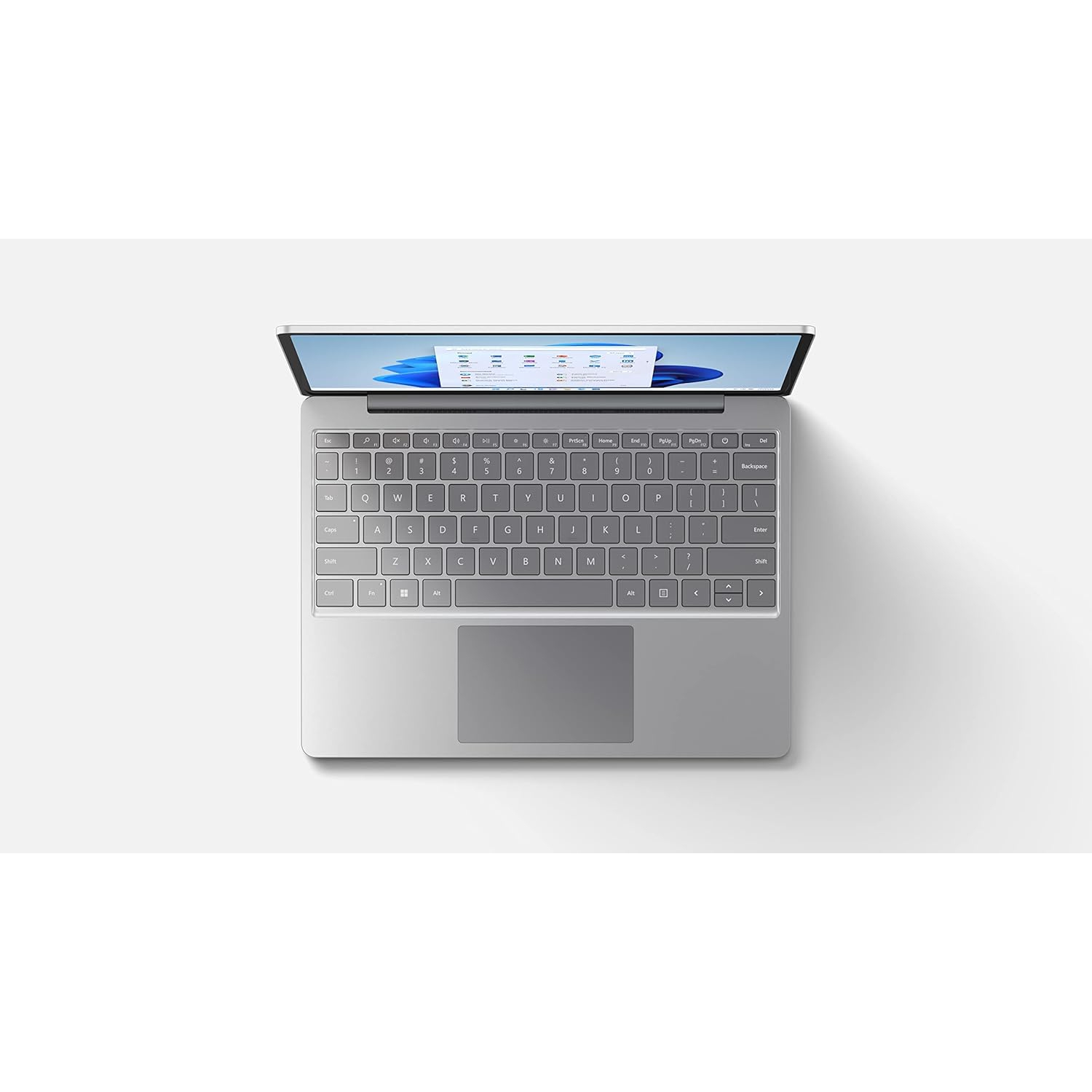 Surface Laptop Go de Microsoft - Écran tactile 12,4&nbsp;po - Mémoire Core i5-8&nbsp;Go Intel - SSD 256&nbsp;Go - Platine - Boîte ouverte