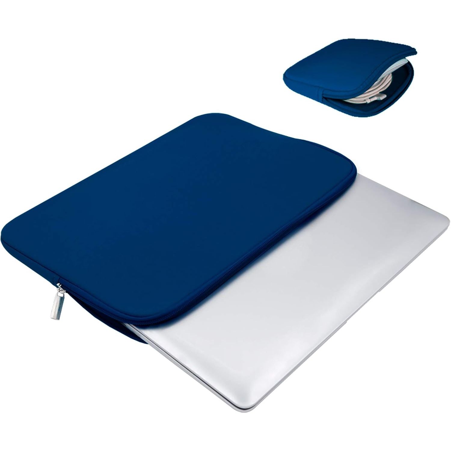 RAINYEAR 16 Inch Laptop Sleeve Protective Soft Case Zipper Cover Carrying Computer Bag with Accessories Pouch,