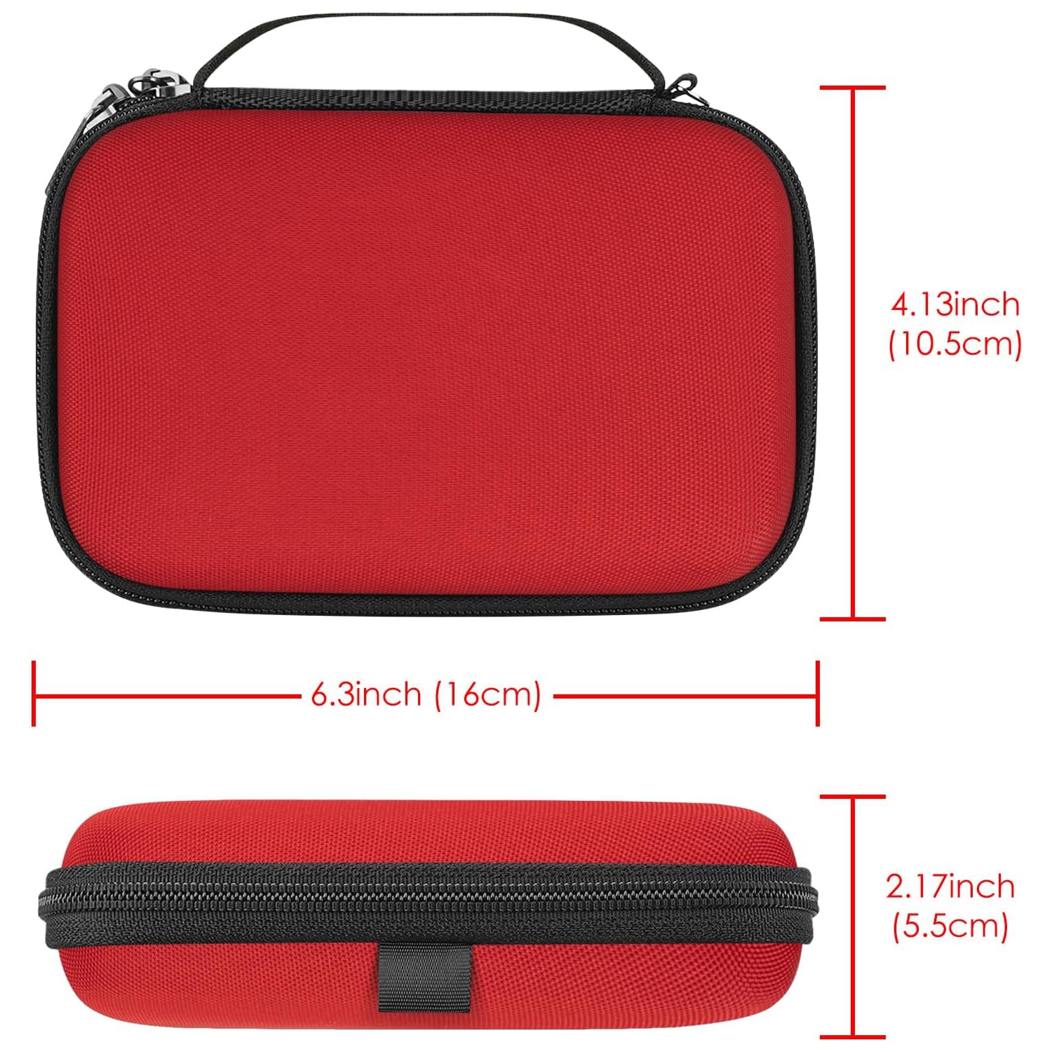 Étui de transport pour console de jeu portative, étui de voyage protecteur pour mini lecteur rétro pour câble de recharge,