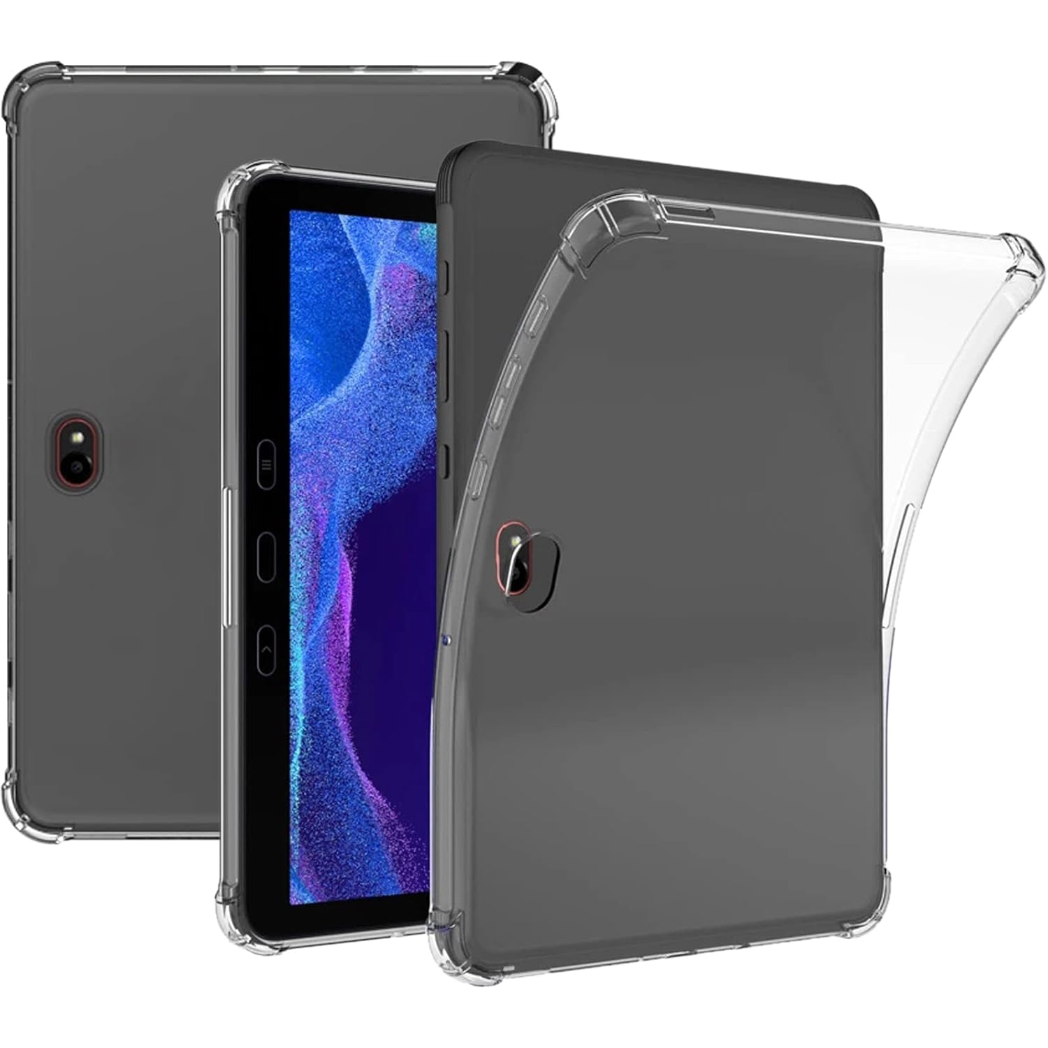 Tablet Case for Samsung Galaxy Tab Active 4 PRO 10.1inch, Flexible TPU Ultra Slim Reinforced Corners
