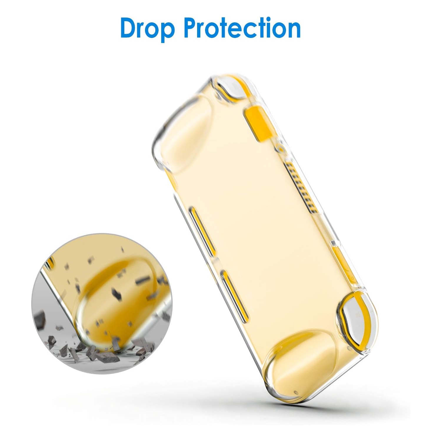 Protective Case for Nintendo Switch Lite 2019, Grip Cover with Shock-Absorption and Anti-Scratch Design