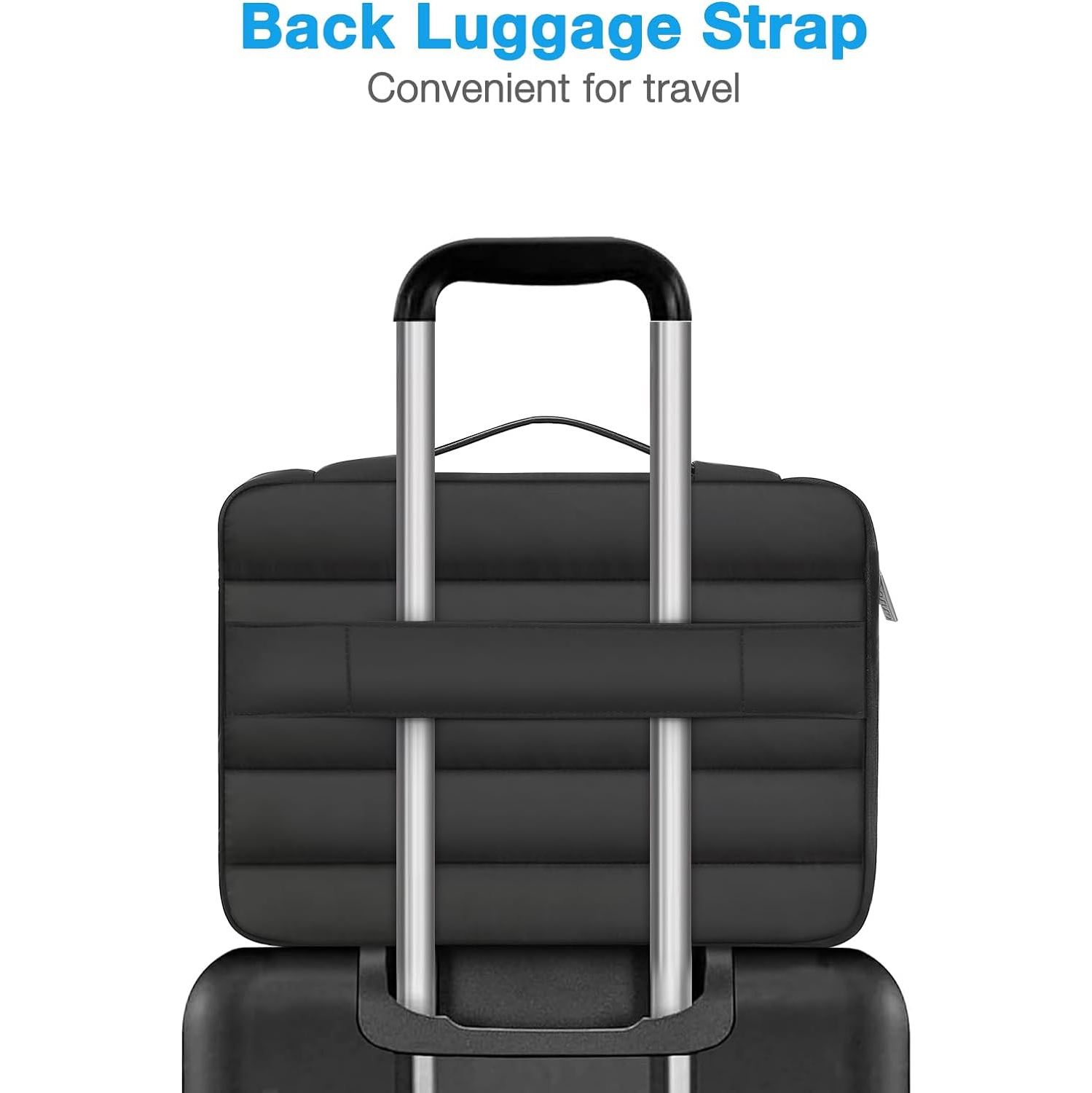 360 Protective Puffy Laptop Sleeve 13-13.3 inch for Women Men, Carrying Case Compatible with MacBook Air 13,