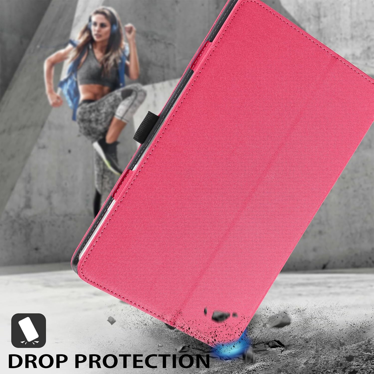 Case Compatible with Acer Iconia Tab A10 10.1 inch Tablet case, Folding Stand with Pencil Holder Protective