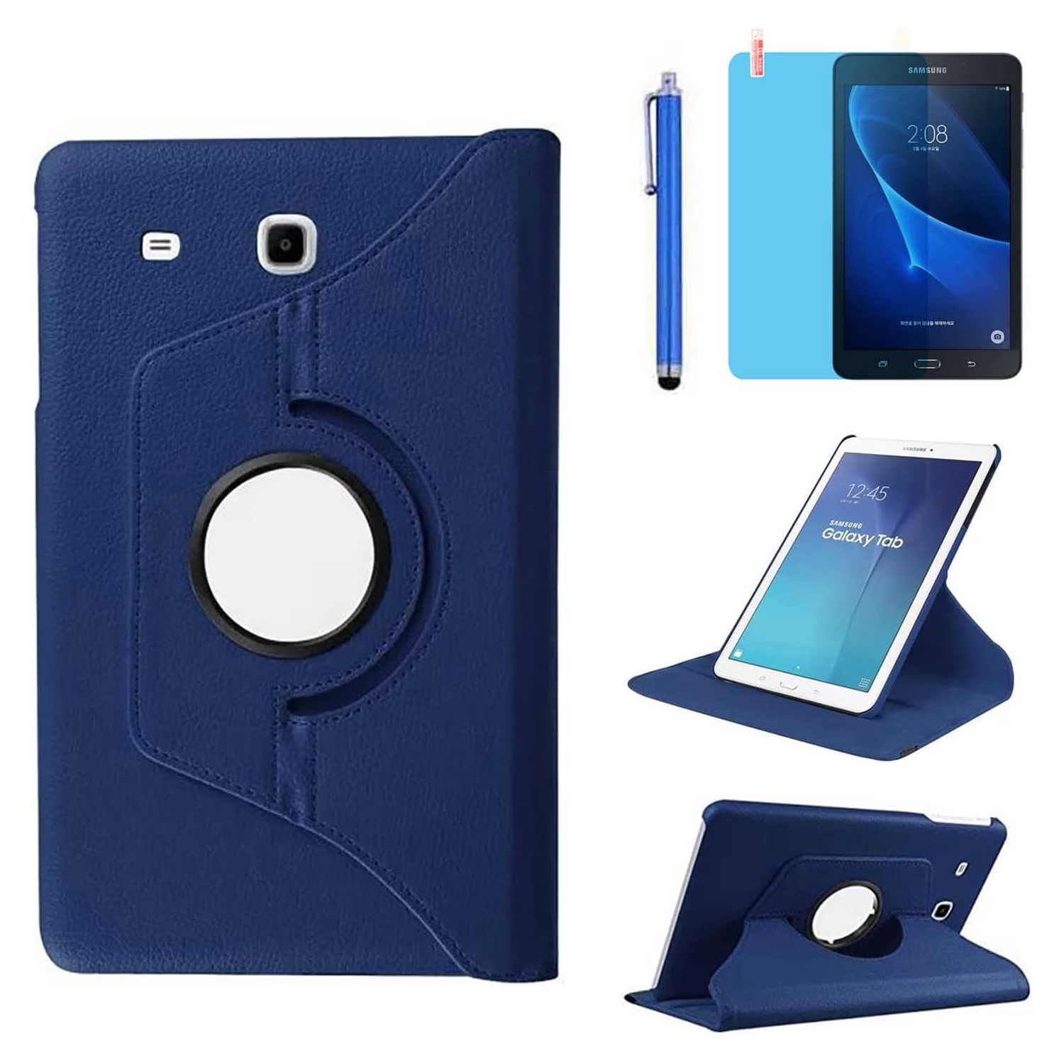 Case for Samsung Galaxy Tab E 8.0 inch Tablet (SM-T378 SM-T375 SM-T377),360 Degree Rotating Stand Case Full Protective