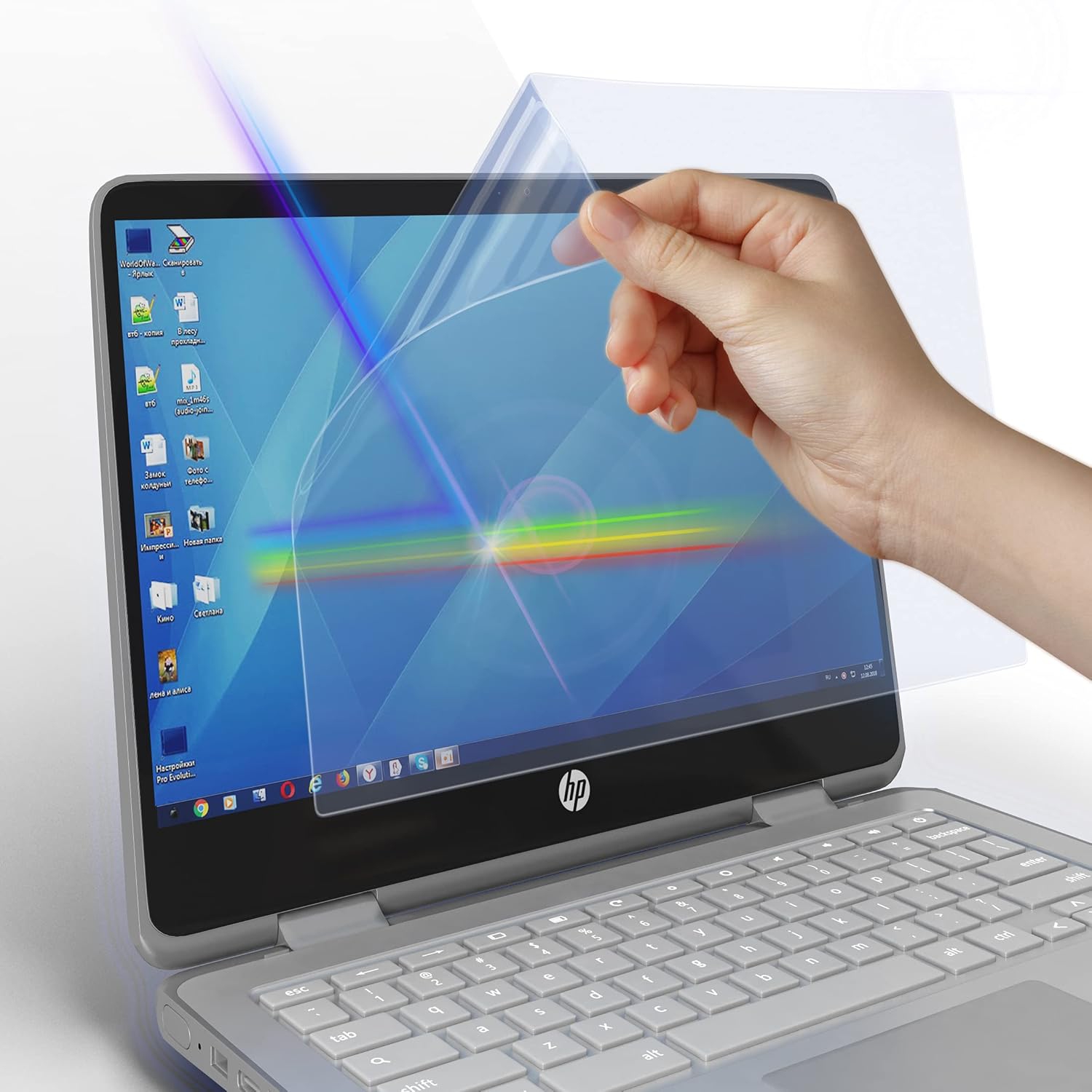 Premium Anti Blue Light and Anti Glare Screen Protector for 17.3 inches Laptop with Aspect Ratio 16:9. Easy