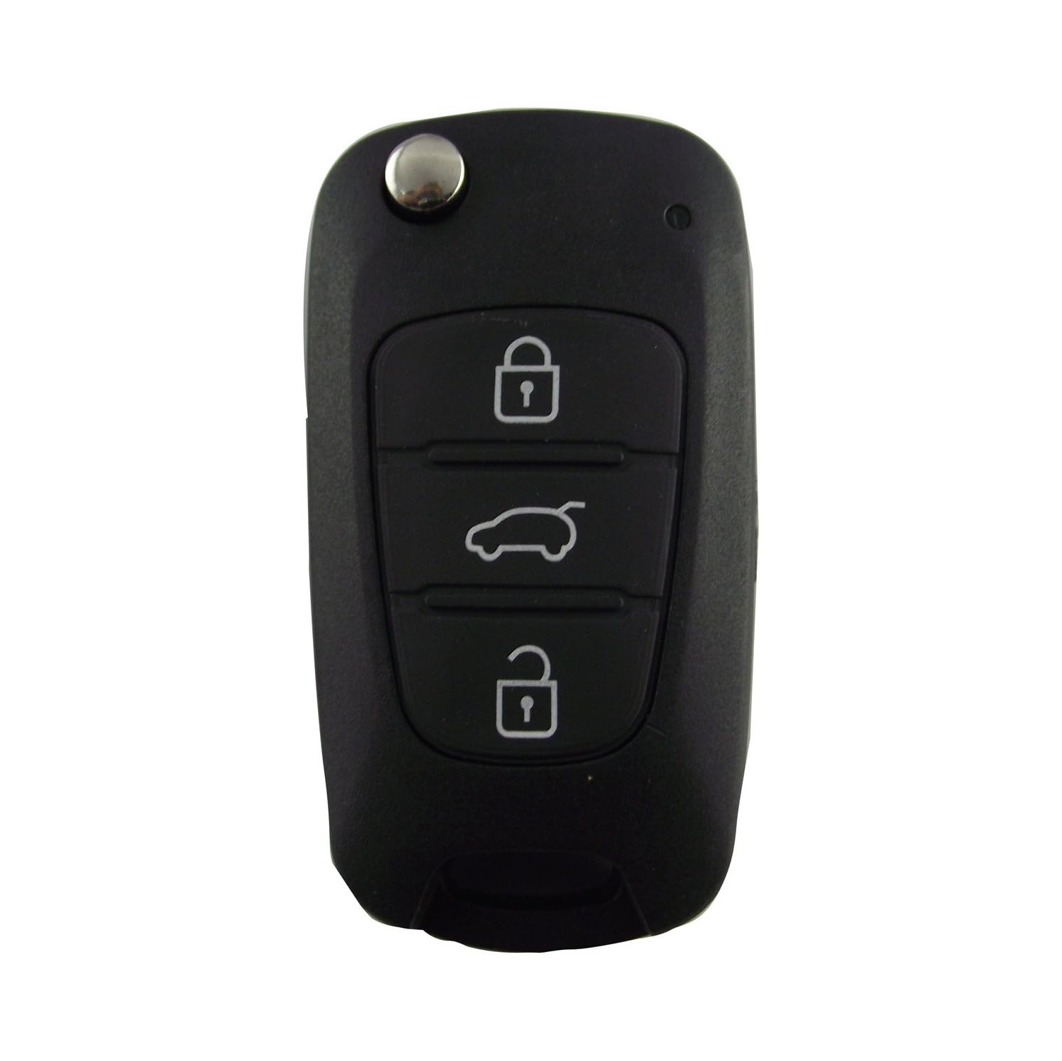 Non coupé Remplacement du boîtier de voiture pour clé à distance rabattable vierge pour Kia Forte Sportage Soul 3 boutons n° 2011-2012