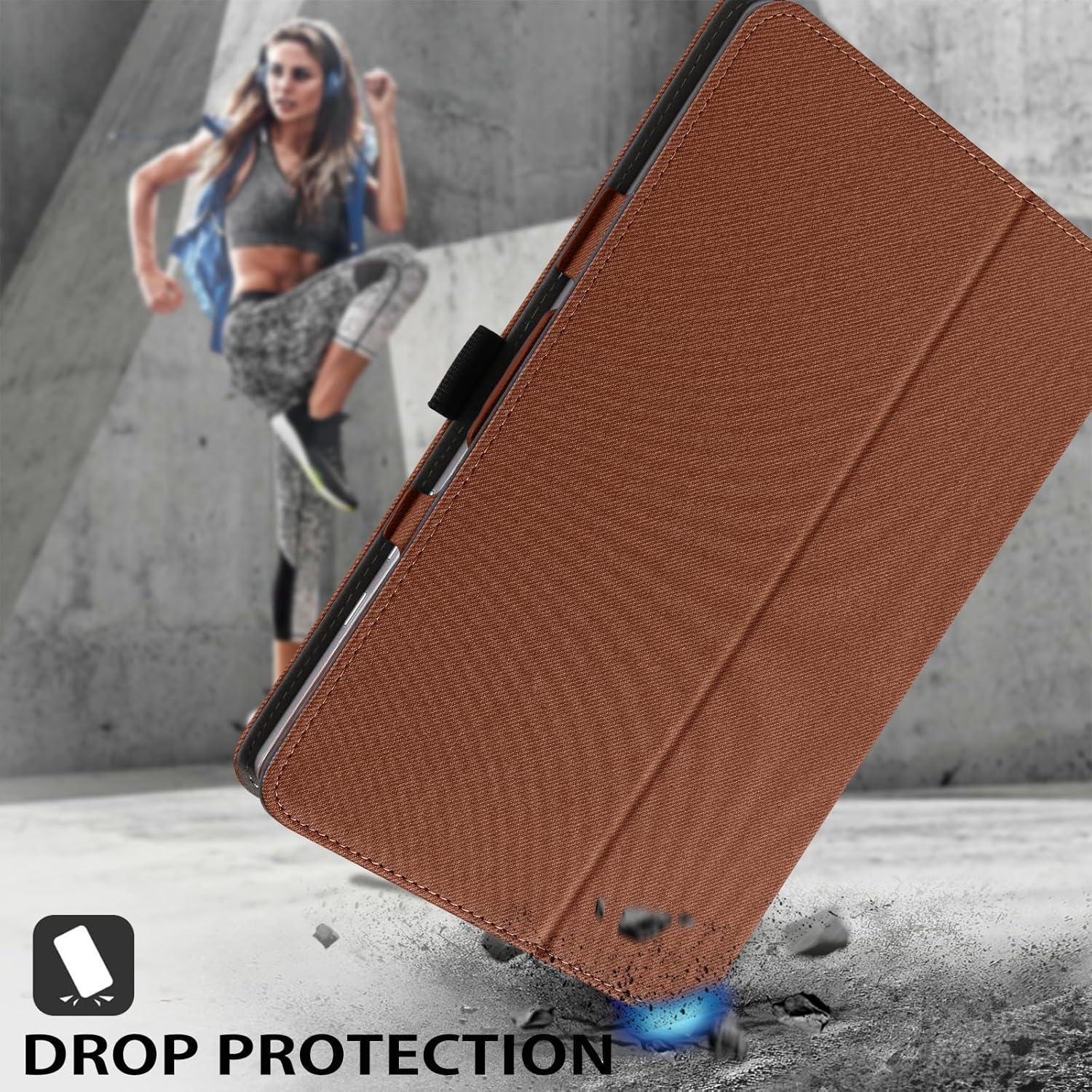 Case Compatible with Acer Iconia Tab P10 10.4 inch Tablet case, Folding Stand with Pencil Holder Protective