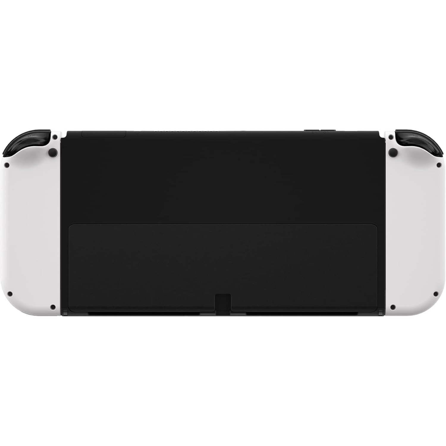 DIY Console Back Plate for Switch O, Black Replacement Housing Shell Case for Nintendo Switch O