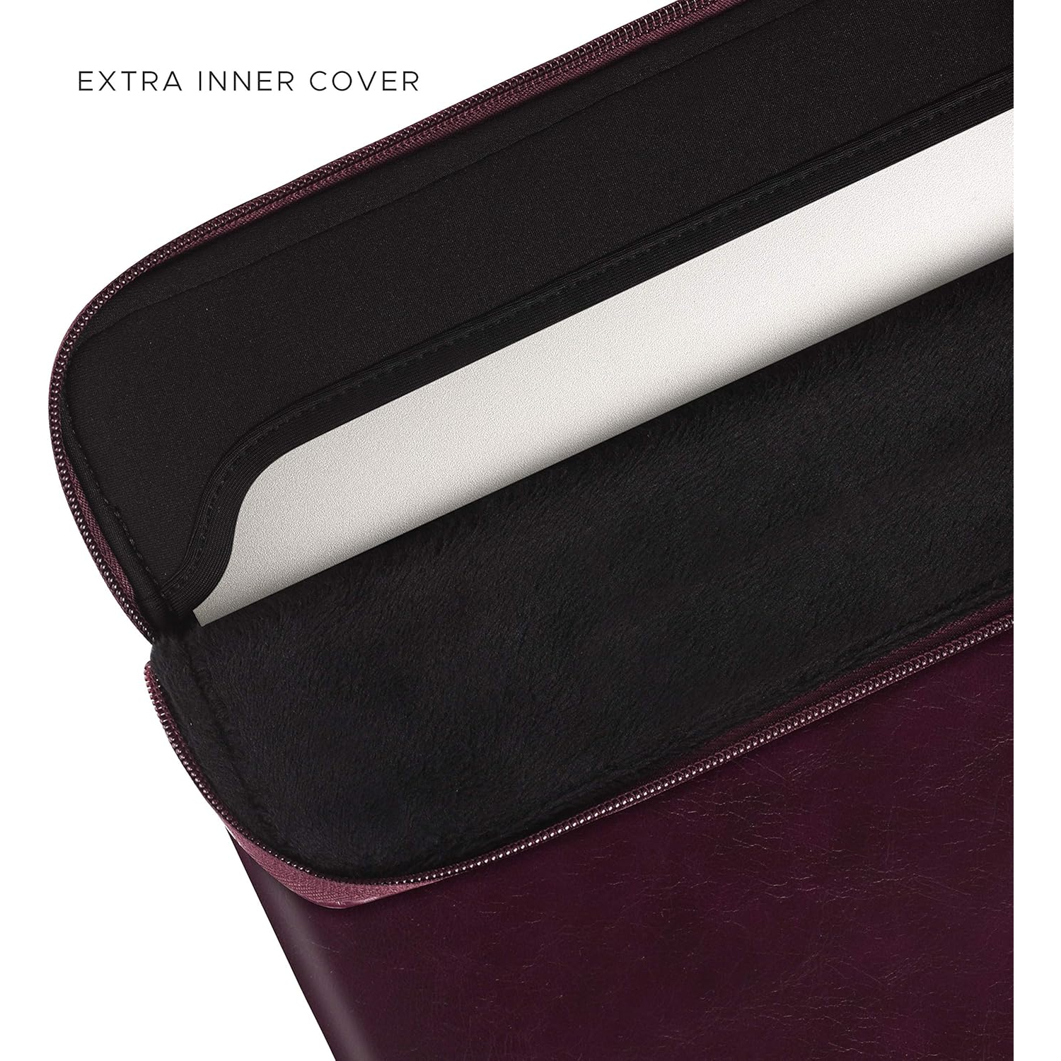 Housse mince pour portable compatible avec MacBook Pro M2 M1 de 13&nbsp;po et MacBook Air 13&nbsp;po M3 M2 M1, sac en cuir PU