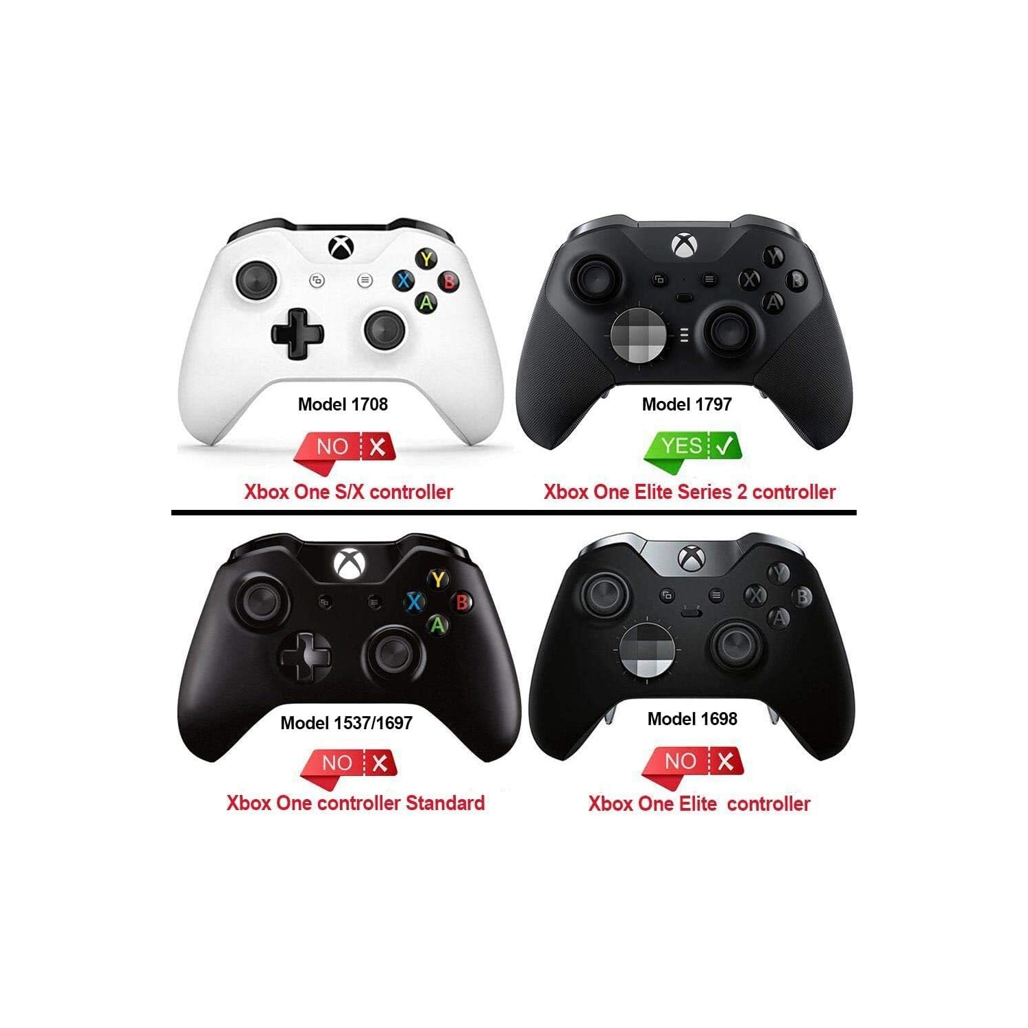 Façade de style NES Clic, trousse de remplacement pour boîtier avant pour Xbox One Elite Series 2