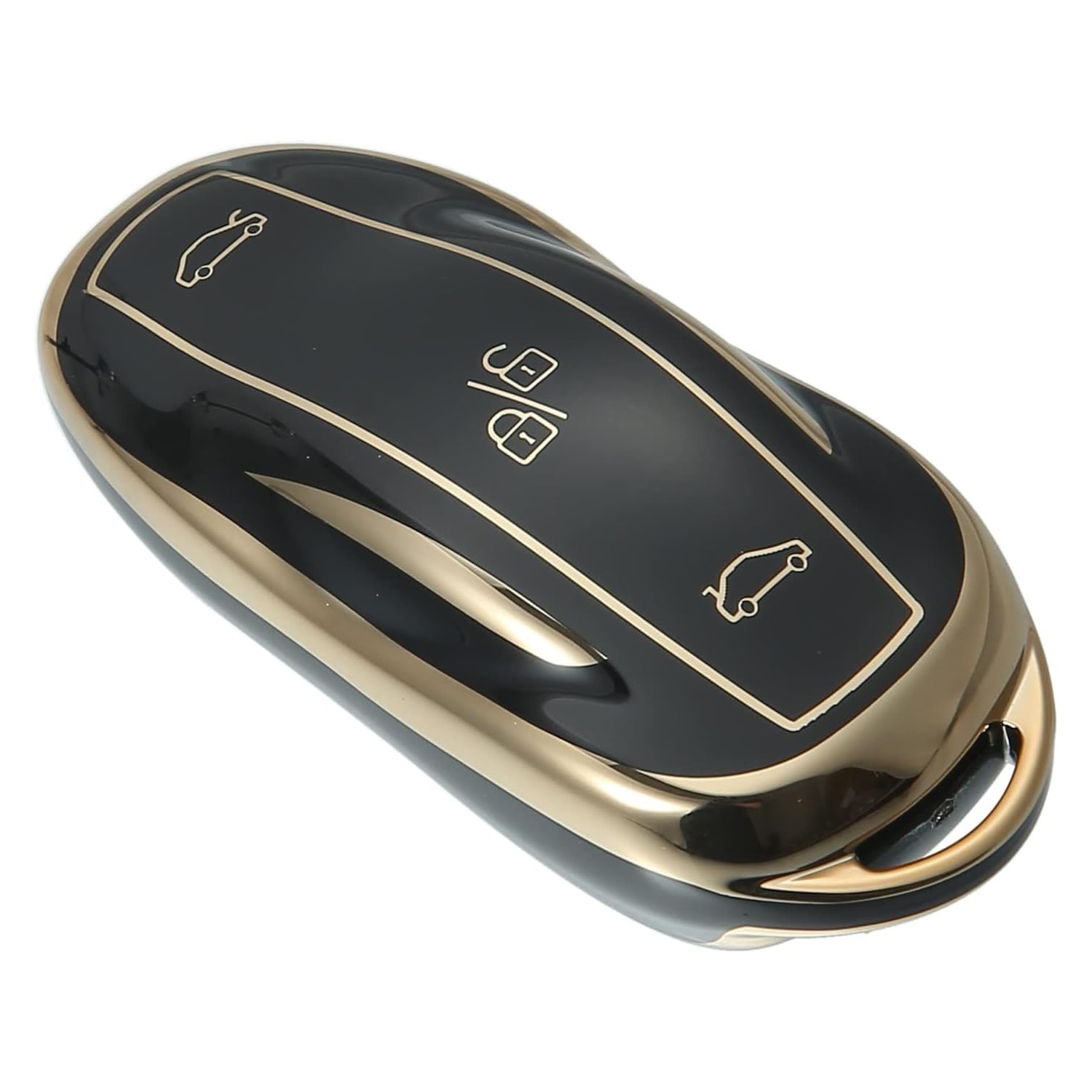 Car Silicone Smart Key Fob Case Cover Shell Protector Keyless Black for Tesla Model S Y 3