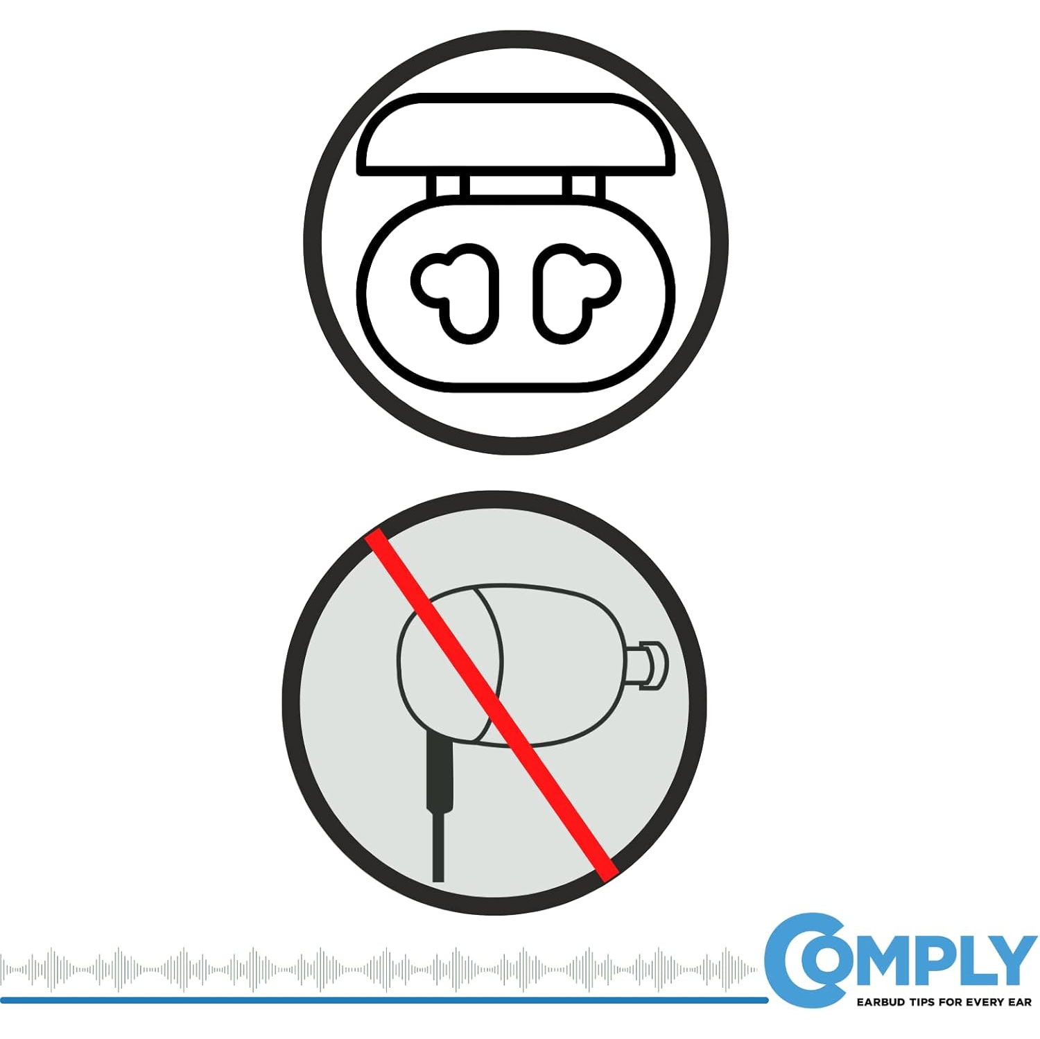 Embouts de rechange en mousse à mémoire TrueGrip Pro pour écouteurs Galaxy Buds et Galaxy Buds+ True de Samsung