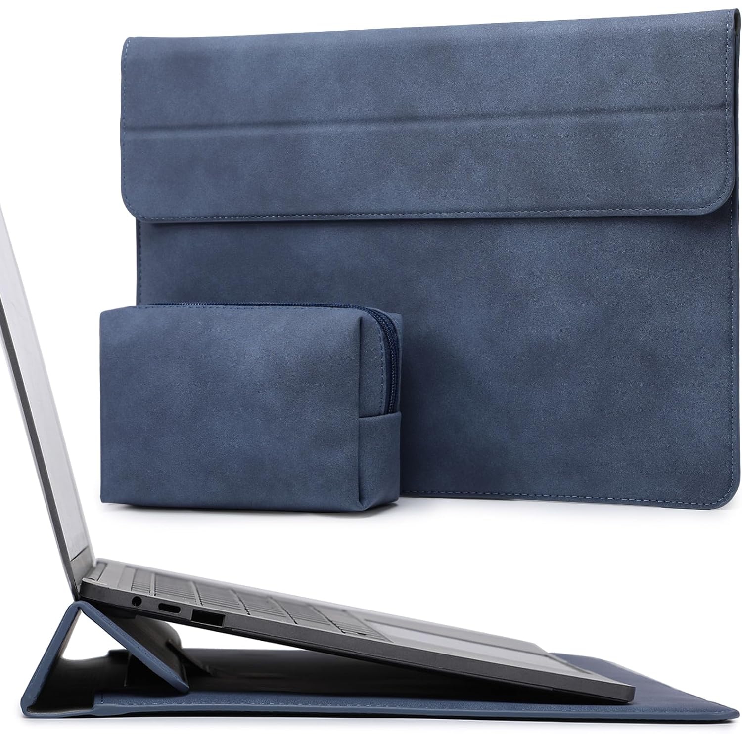 15-16 Inch Laptop Sleeve with Stand Feature Compatible with MacBook Pro 16 M3/M2/M1 Pro/Max A2991 A2780 A2485