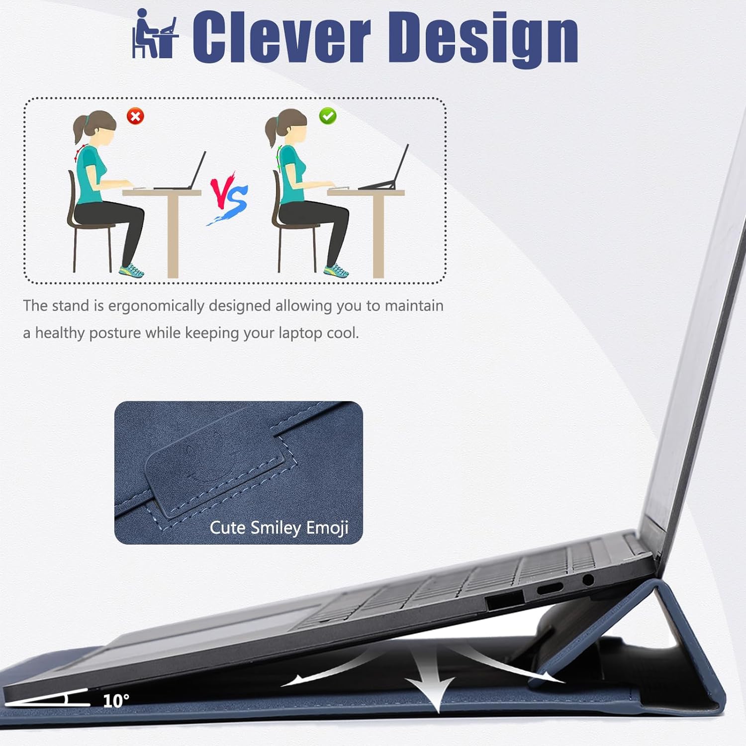 15-16 Inch Laptop Sleeve with Stand Feature Compatible with MacBook Pro 16 M3/M2/M1 Pro/Max A2991 A2780 A2485