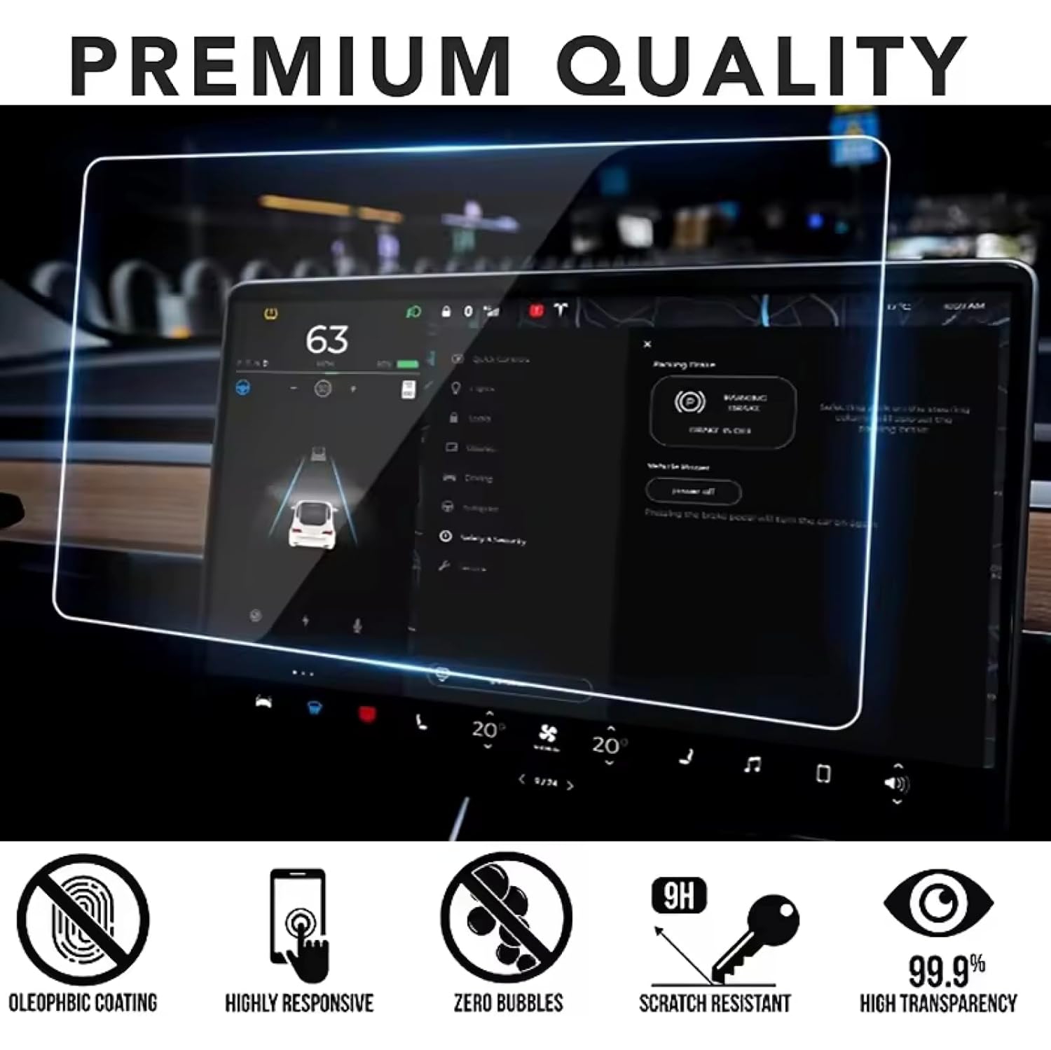 TESLA MODEL 3/Y SCREEN PROTECTOR