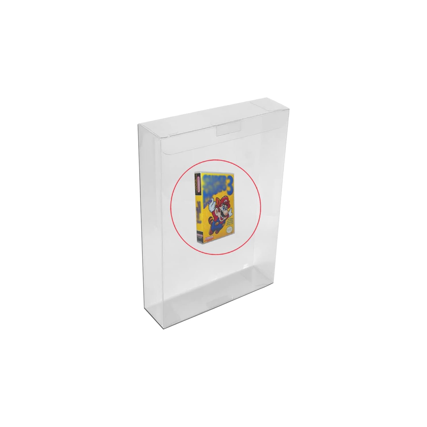 Box Protector for NES Games Box Clear Case Sleeve Box 10 Pack