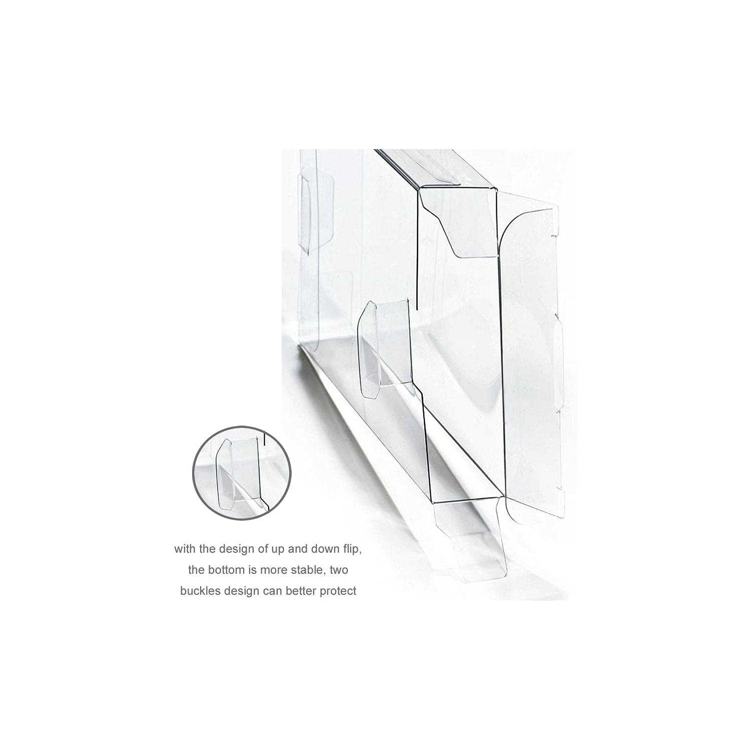 Box Protector for NES Games Box Clear Case Sleeve Box 10 Pack