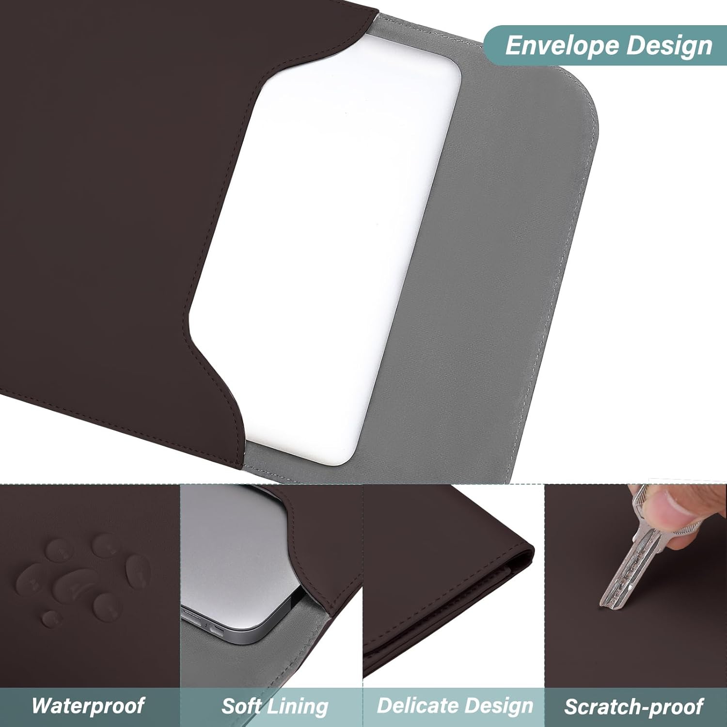 Laptop Sleeve Compatible with MacBook Air 13 inch M2 A2681 M1 A2337 A2179 A1932/Pro 13 M2 M1 A2338 A2251 A2289