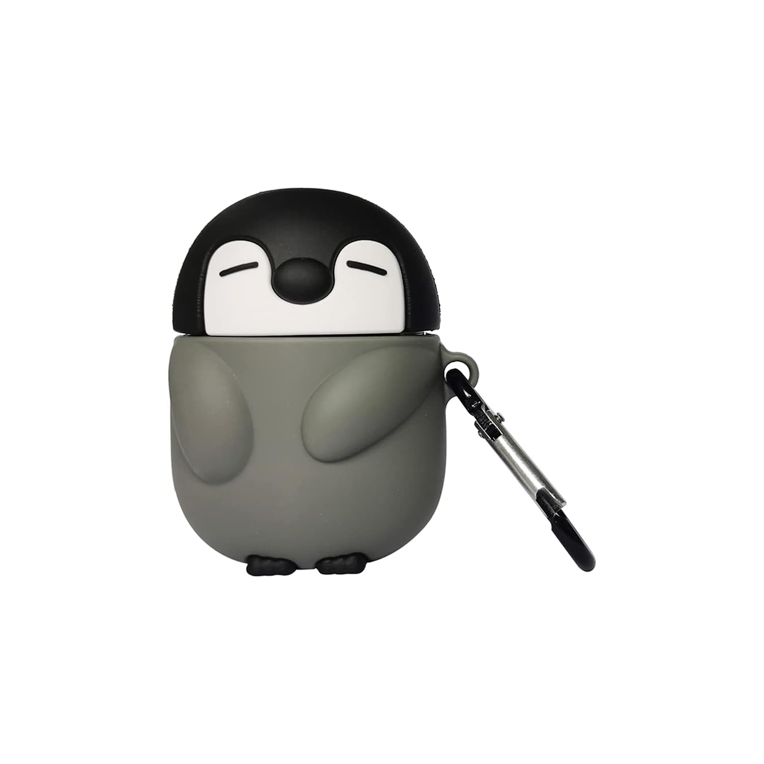 Compatible with AirPods 1/2 Case Penguin, Kids Teens Girls Boys Women Protective Silicone Skin for Penguin AirPod Case,