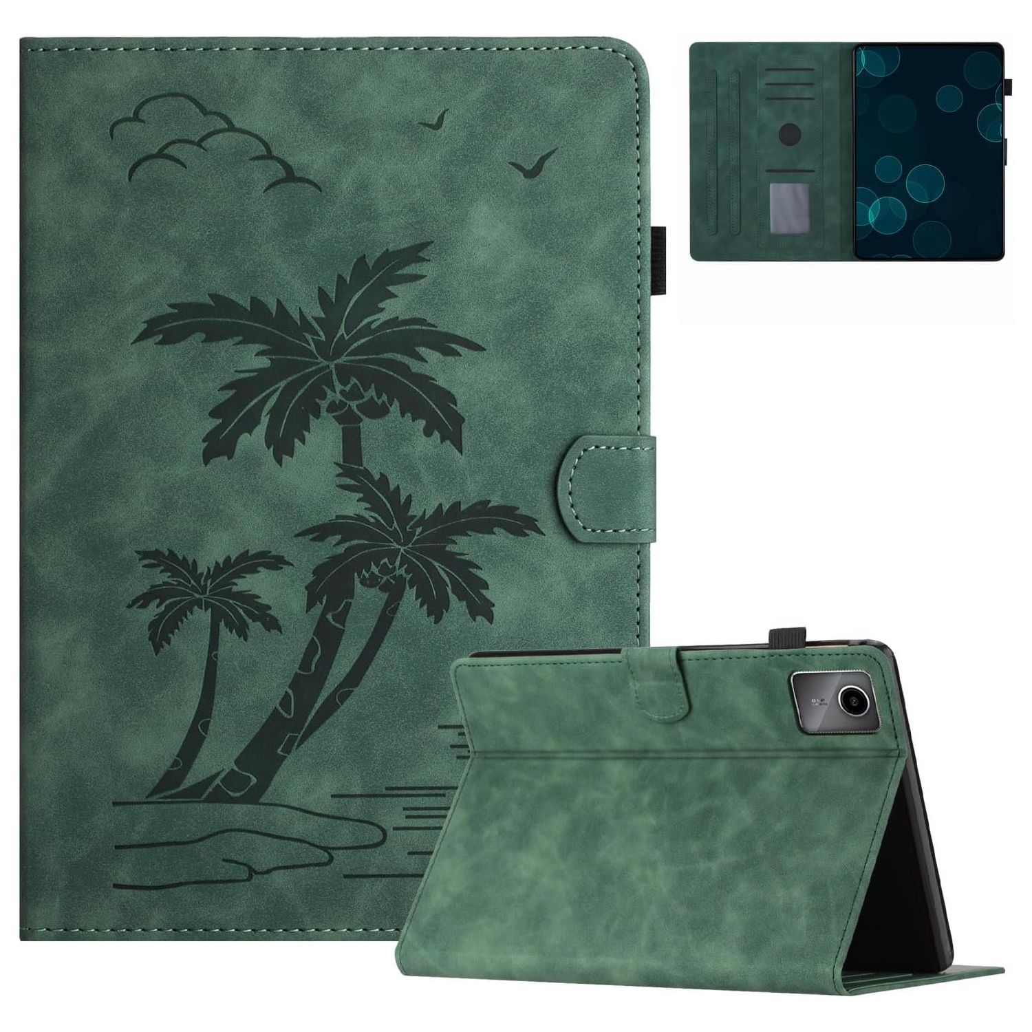 Case for Lenovo Tab M11 11 Inch 2024, Premium PU Leather Wallet Case with Pen holder Kickstand,Flip Stand Cover