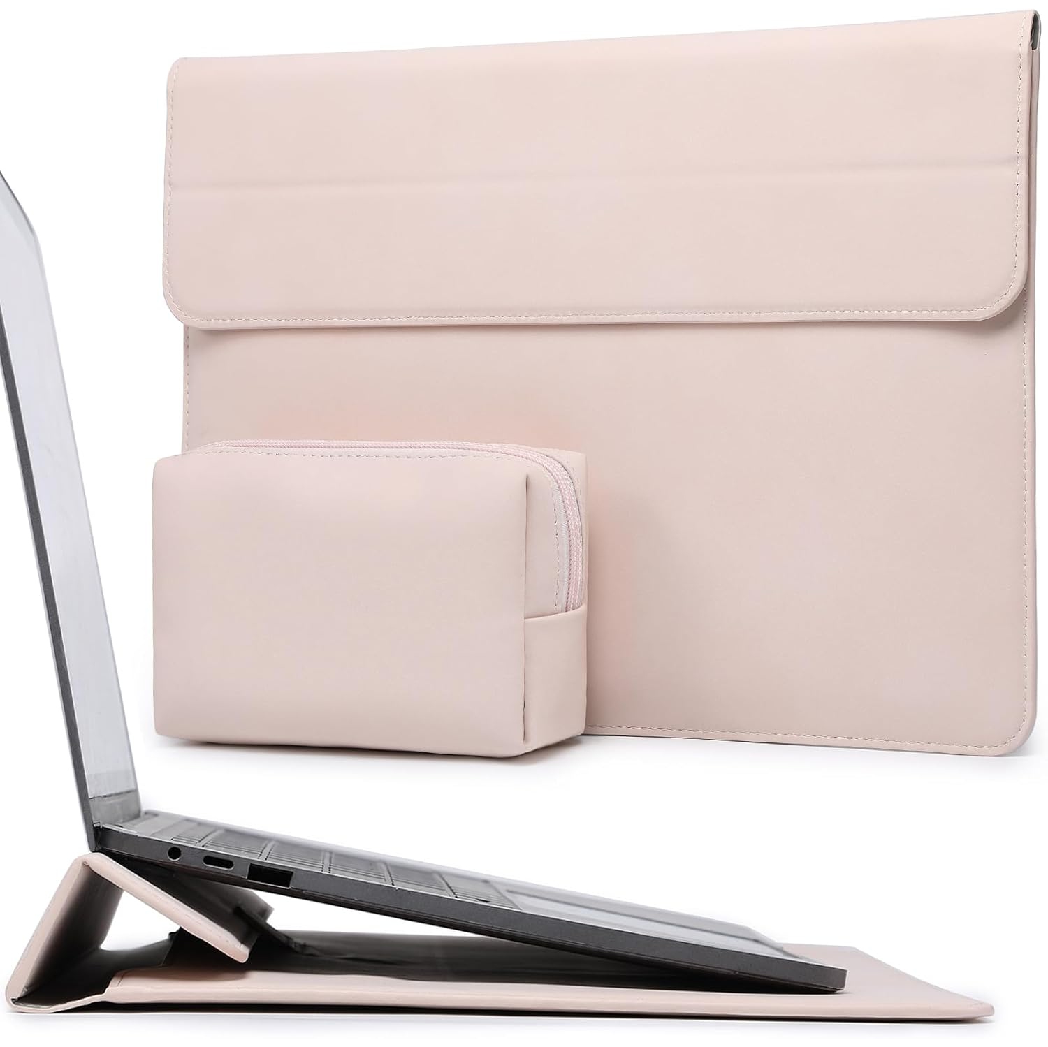 15-16 Inch Laptop Sleeve with Stand Feature Compatible with MacBook Pro 16 M3/M2/M1 Pro/Max A2991 A2780 A2485