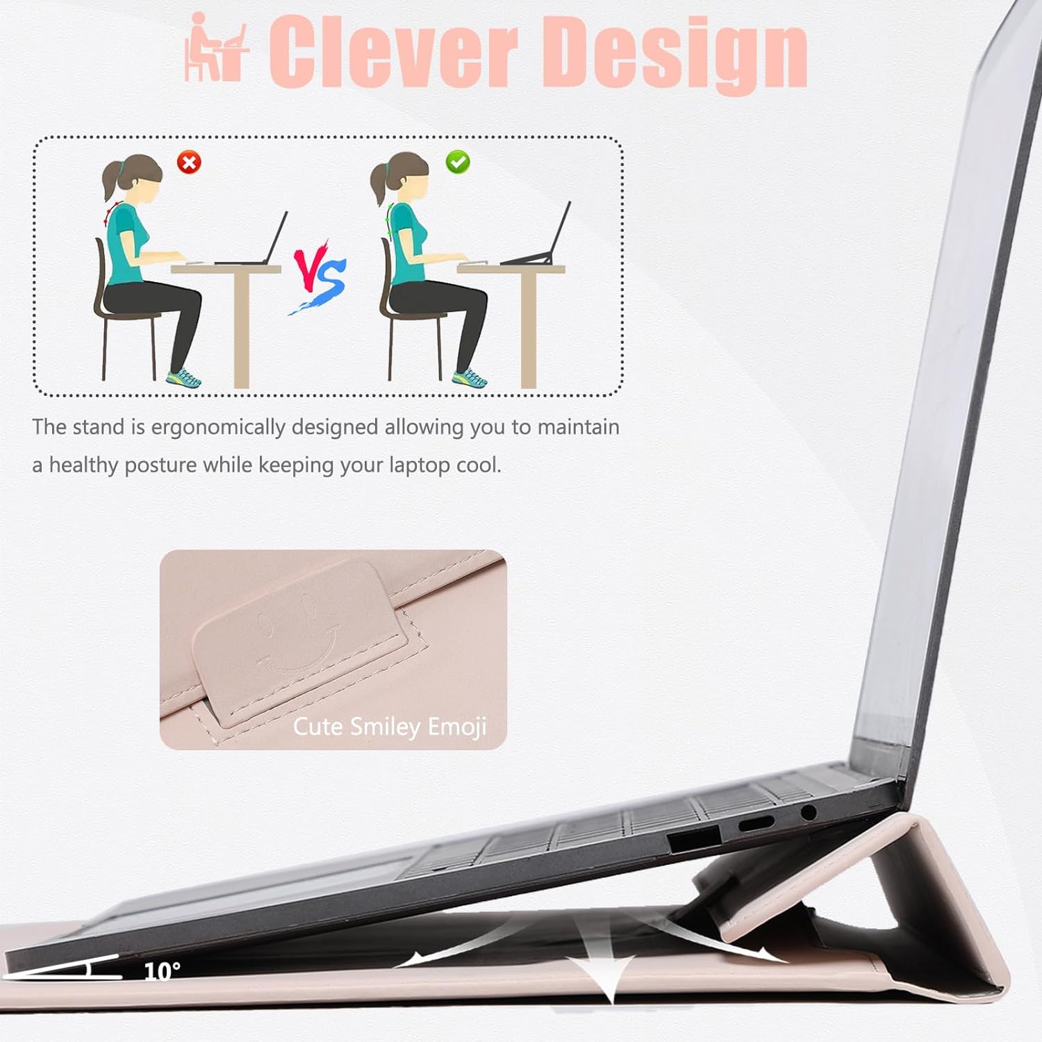 15-16 Inch Laptop Sleeve with Stand Feature Compatible with MacBook Pro 16 M3/M2/M1 Pro/Max A2991 A2780 A2485