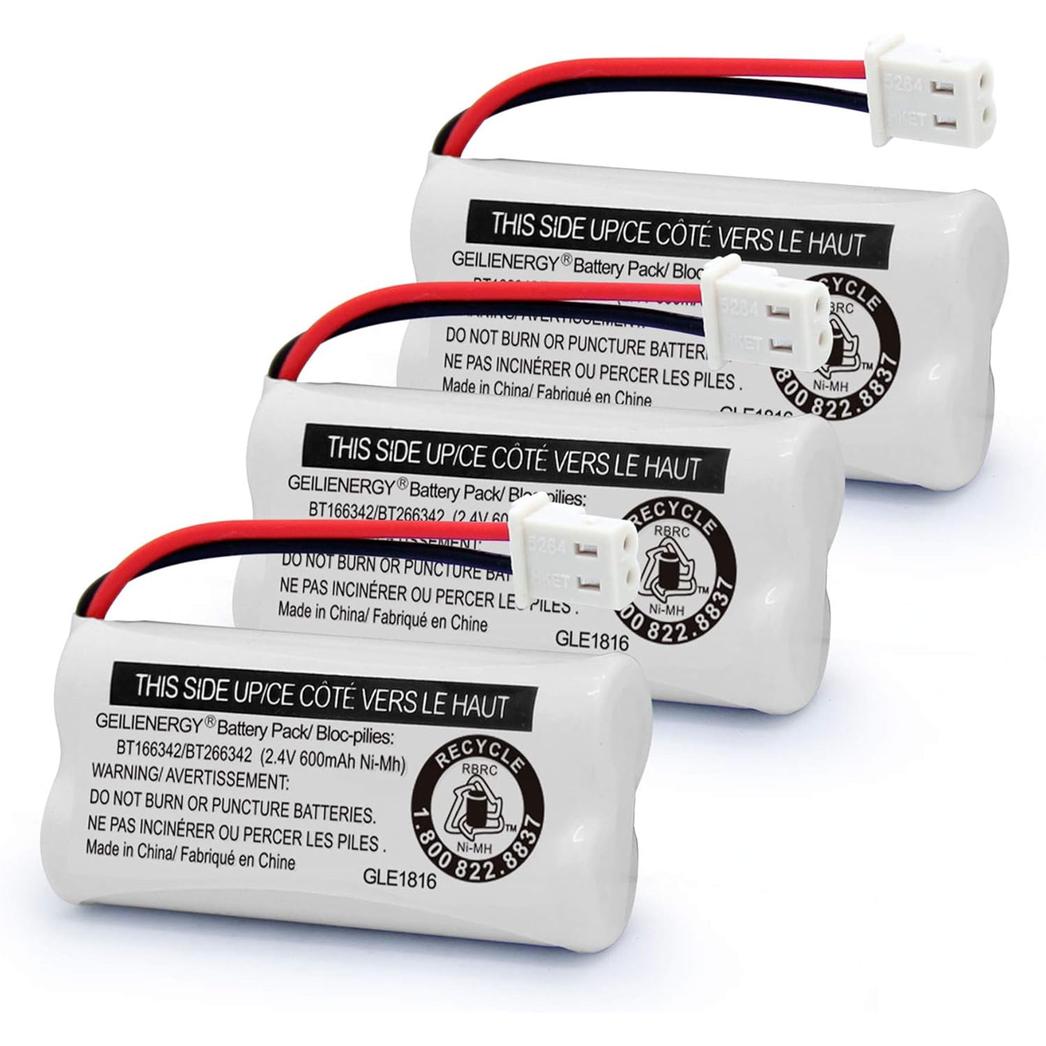 Replacement y BT166342 / BT266342 BT183342/BT283342 BT166342/BT266342 Compatible for Vtech at&T