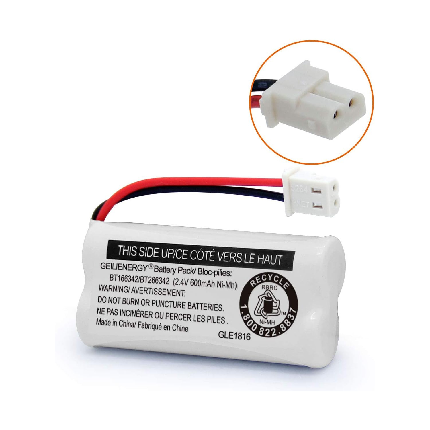 Replacement y BT166342 / BT266342 BT183342/BT283342 BT166342/BT266342 Compatible for Vtech at&T