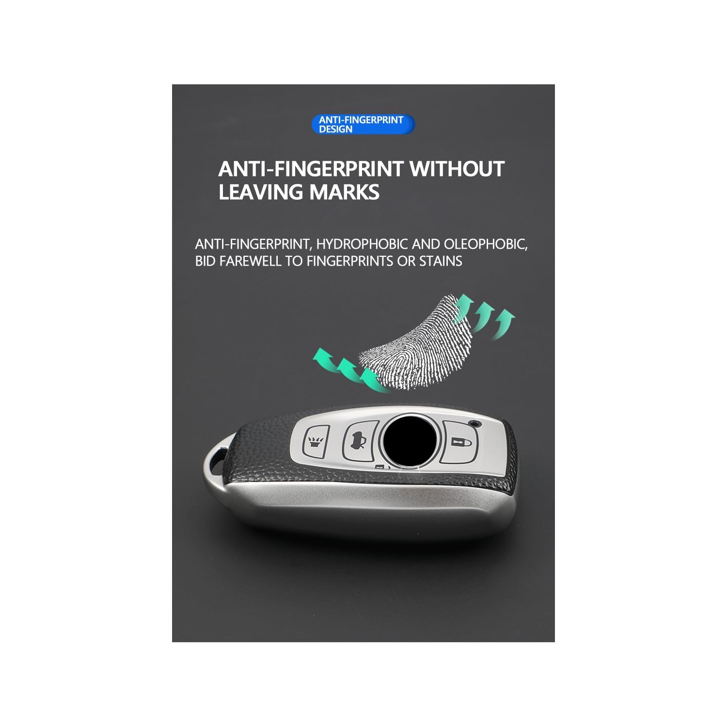 Le porte-clés de voiture en TPUR avec porte-clés convient au couvre-étui pour clé Subaru Outback Ascent Forester Crosstrek Legacy 3